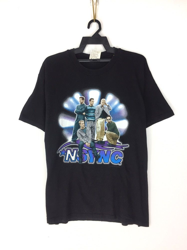 Band Tees × Vintage Nsync 1999 Size US L / EU 52-54 / 3 - 1 Thumbnail