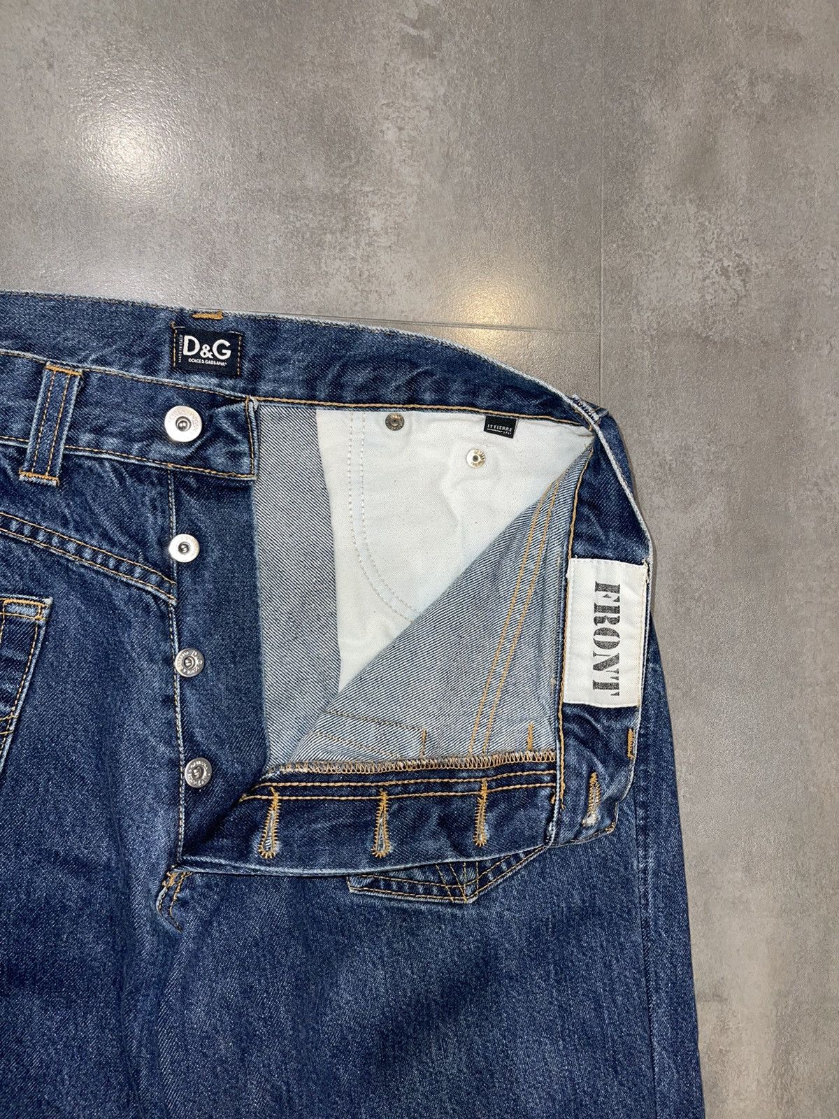 Dolce & Gabbana Archive! Dolce & Gabbana Reverse Indigo Denim Pants Size US 34 / EU 50 - 12 Thumbnail