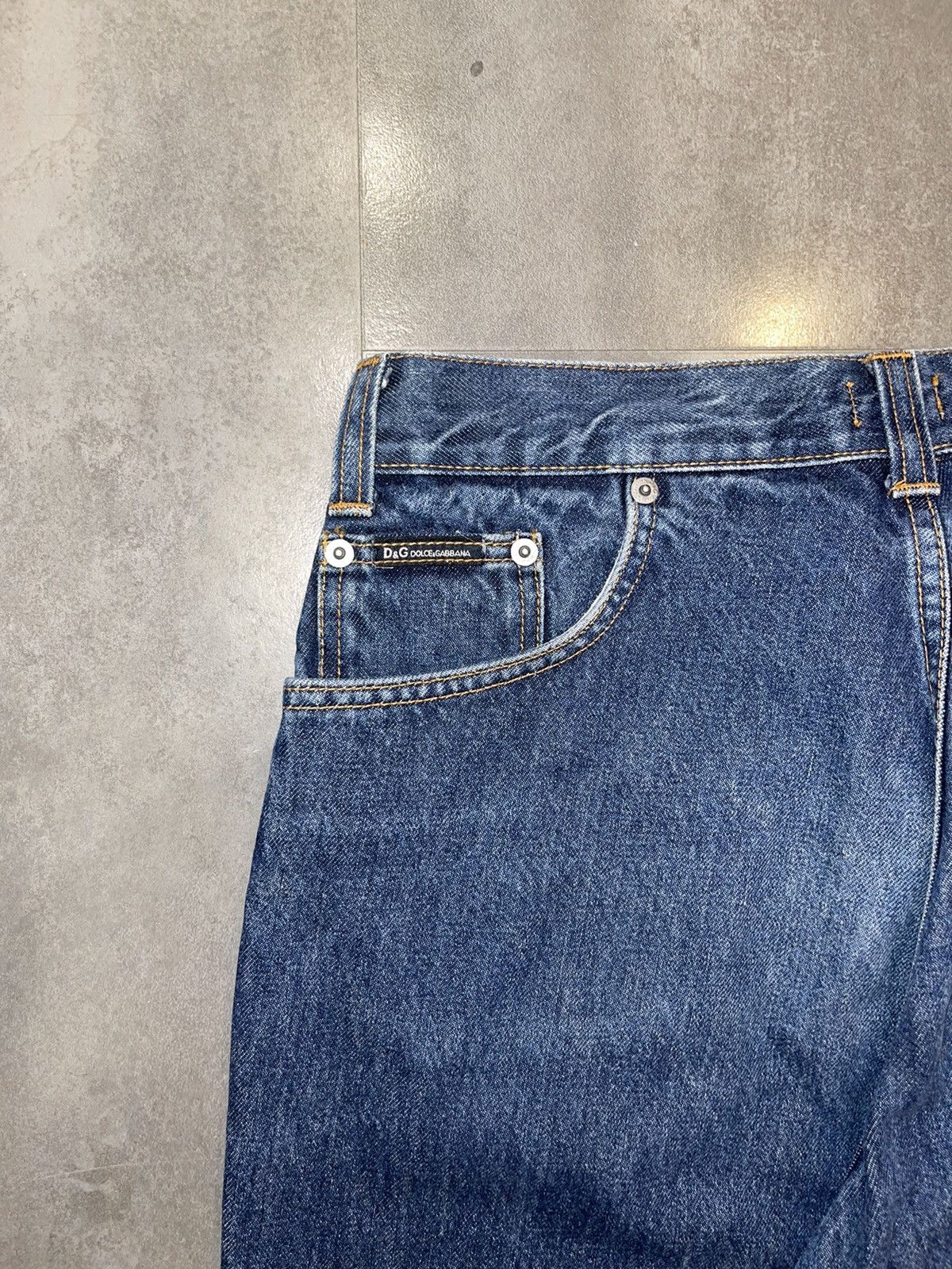 Dolce & Gabbana Archive! Dolce & Gabbana Reverse Indigo Denim Pants Size US 34 / EU 50 - 3 Thumbnail