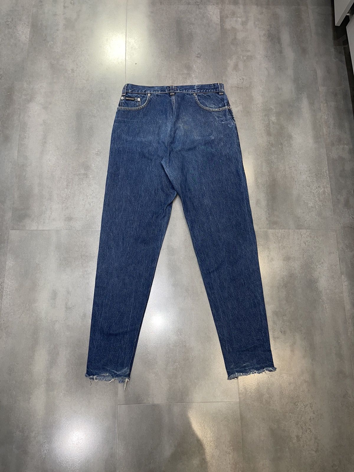Dolce & Gabbana Archive! Dolce & Gabbana Reverse Indigo Denim Pants Size US 34 / EU 50 - 4 Thumbnail
