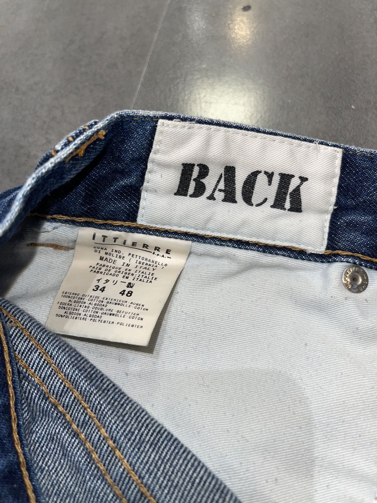 Dolce & Gabbana Archive! Dolce & Gabbana Reverse Indigo Denim Pants Size US 34 / EU 50 - 15 Thumbnail