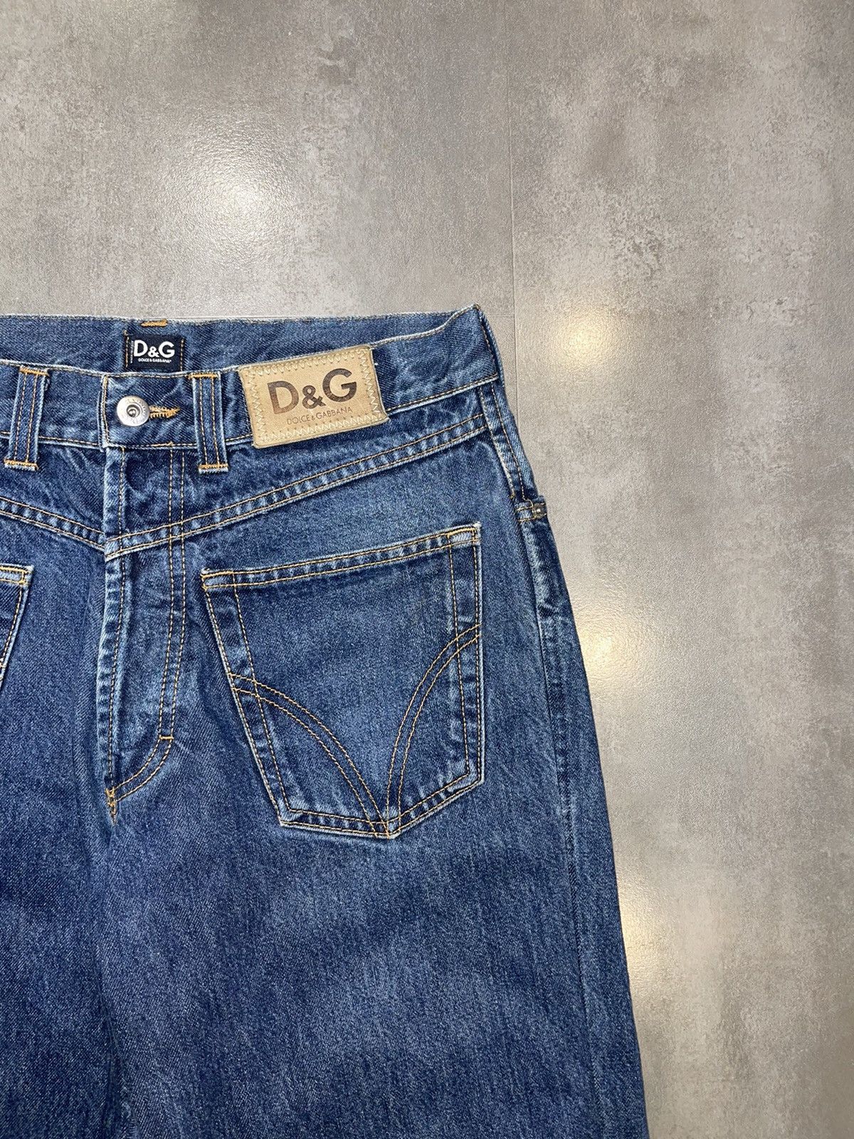 Dolce & Gabbana Archive! Dolce & Gabbana Reverse Indigo Denim Pants Size US 34 / EU 50 - 1 Thumbnail