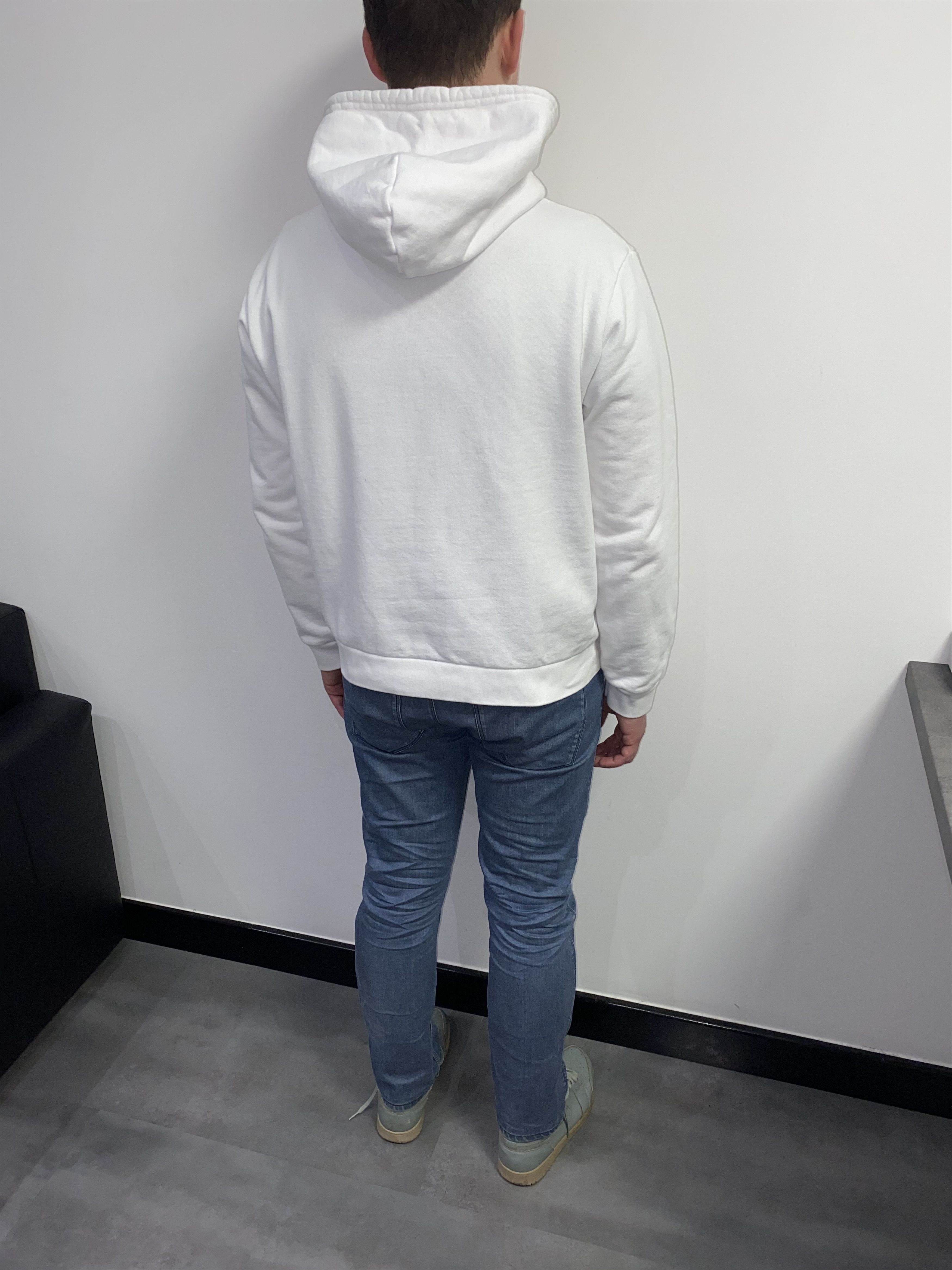 A.P.C. A.P.C. Big Logo White Hoodie Size US L / EU 52-54 / 3 - 2 Thumbnail