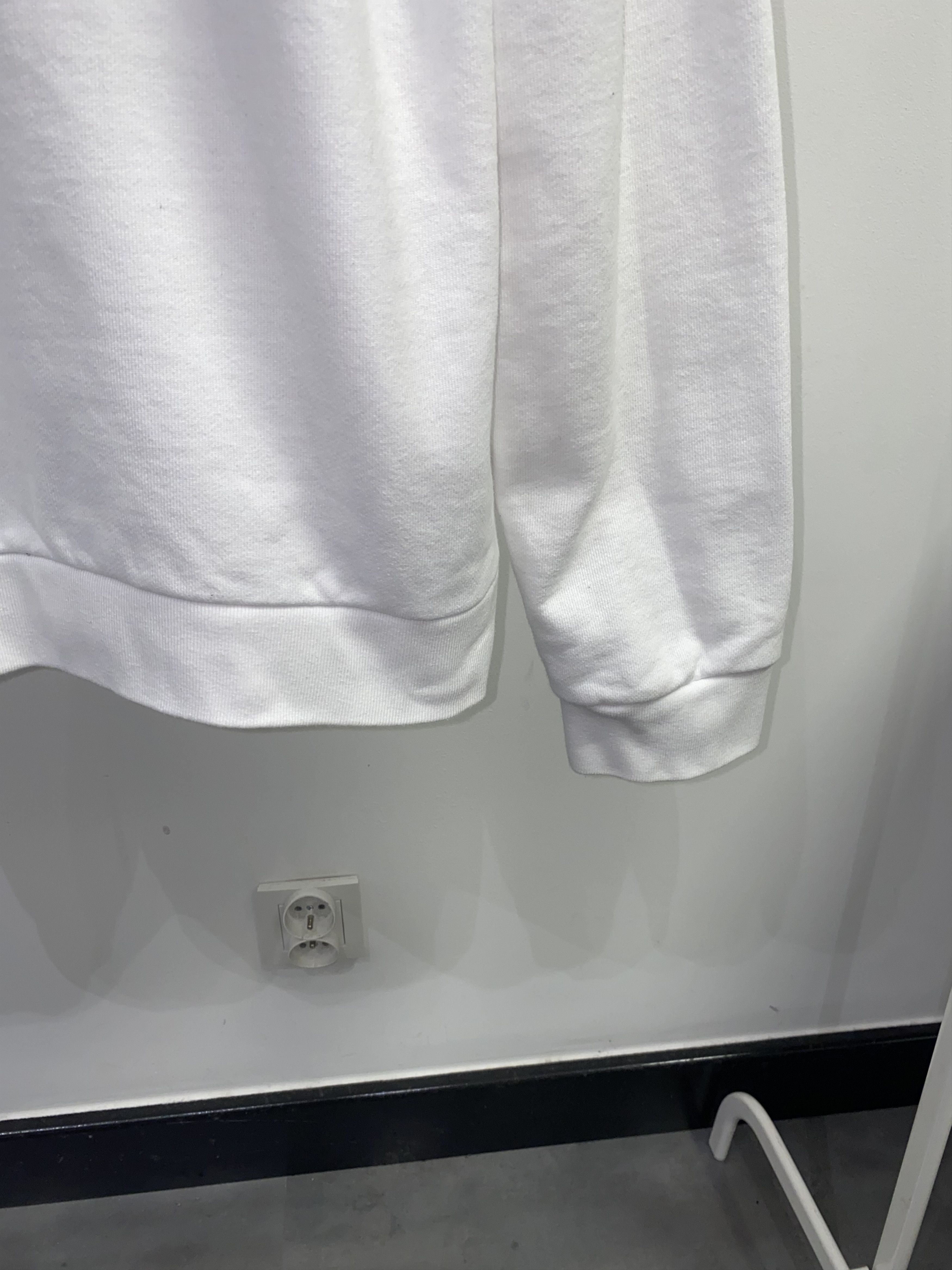 A.P.C. A.P.C. Big Logo White Hoodie Size US L / EU 52-54 / 3 - 8 Thumbnail
