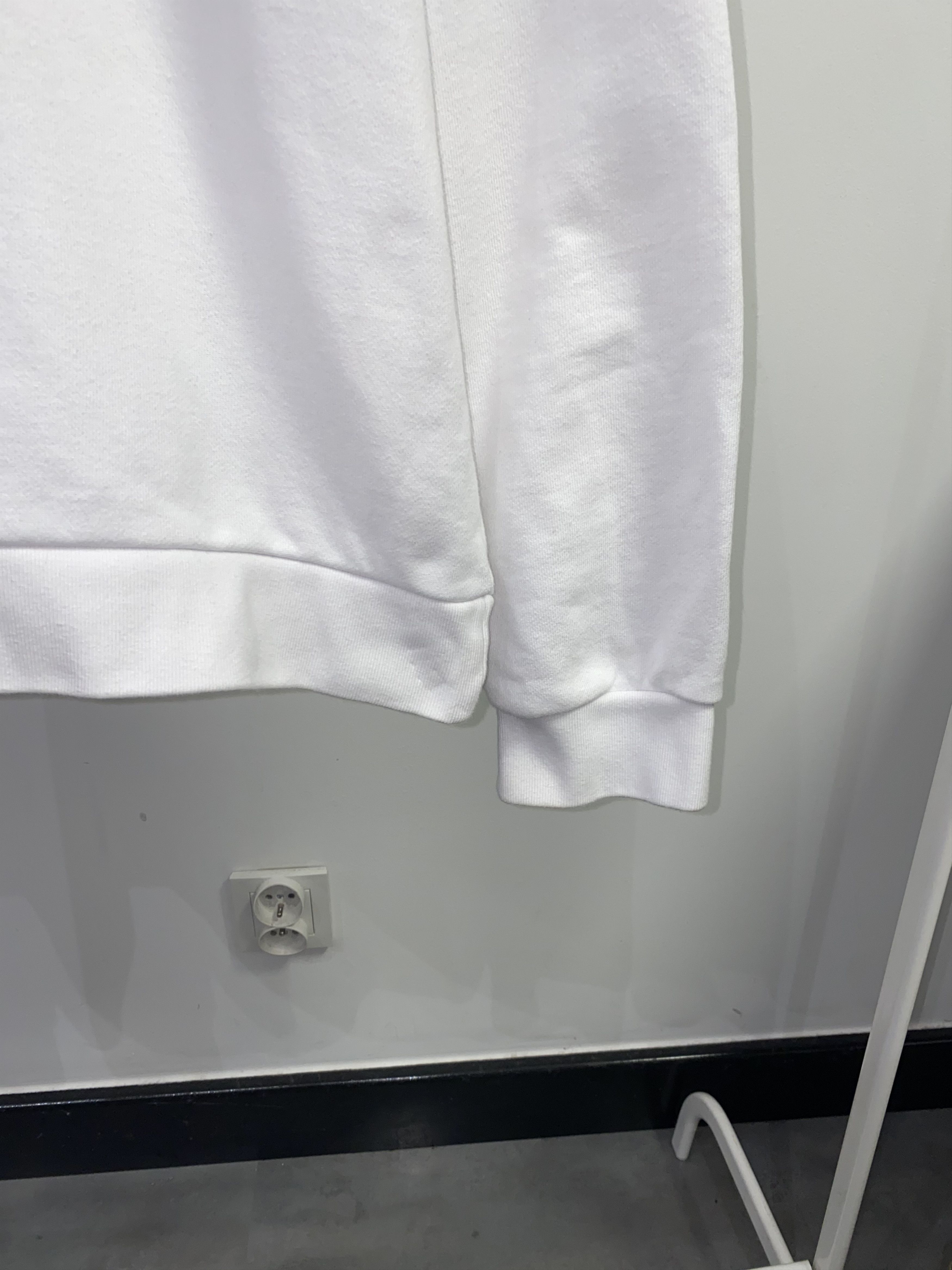 A.P.C. A.P.C. Big Logo White Hoodie Size US L / EU 52-54 / 3 - 5 Thumbnail