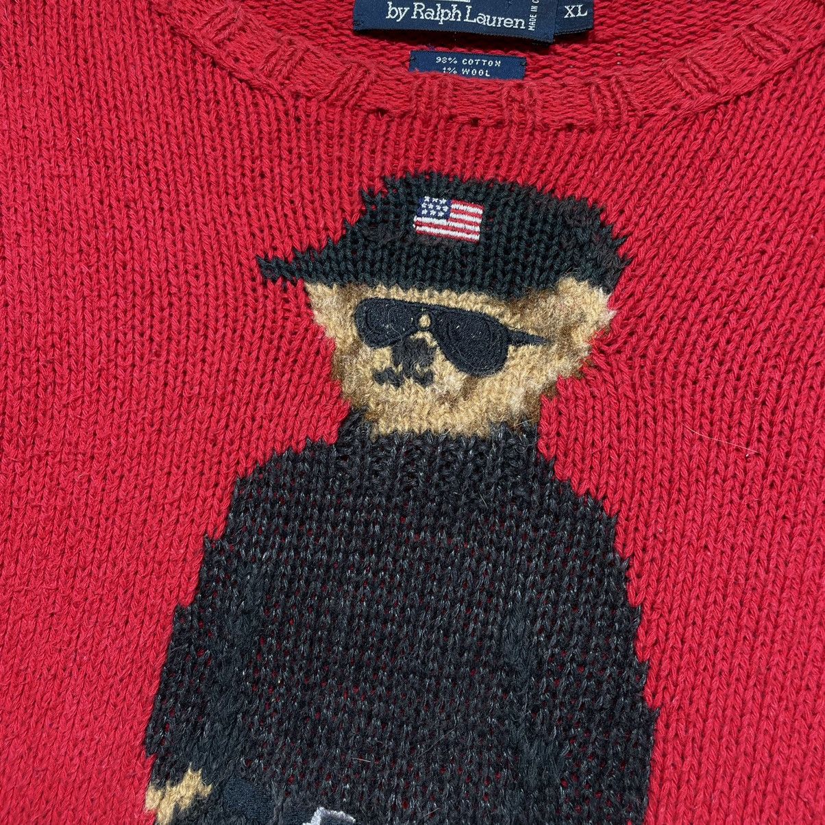 Polo Ralph Lauren × Vintage Sweater Polo Bear Vintage “Cool Bear” Hand Knit Size US XL / EU 56 / 4 - 7 Thumbnail