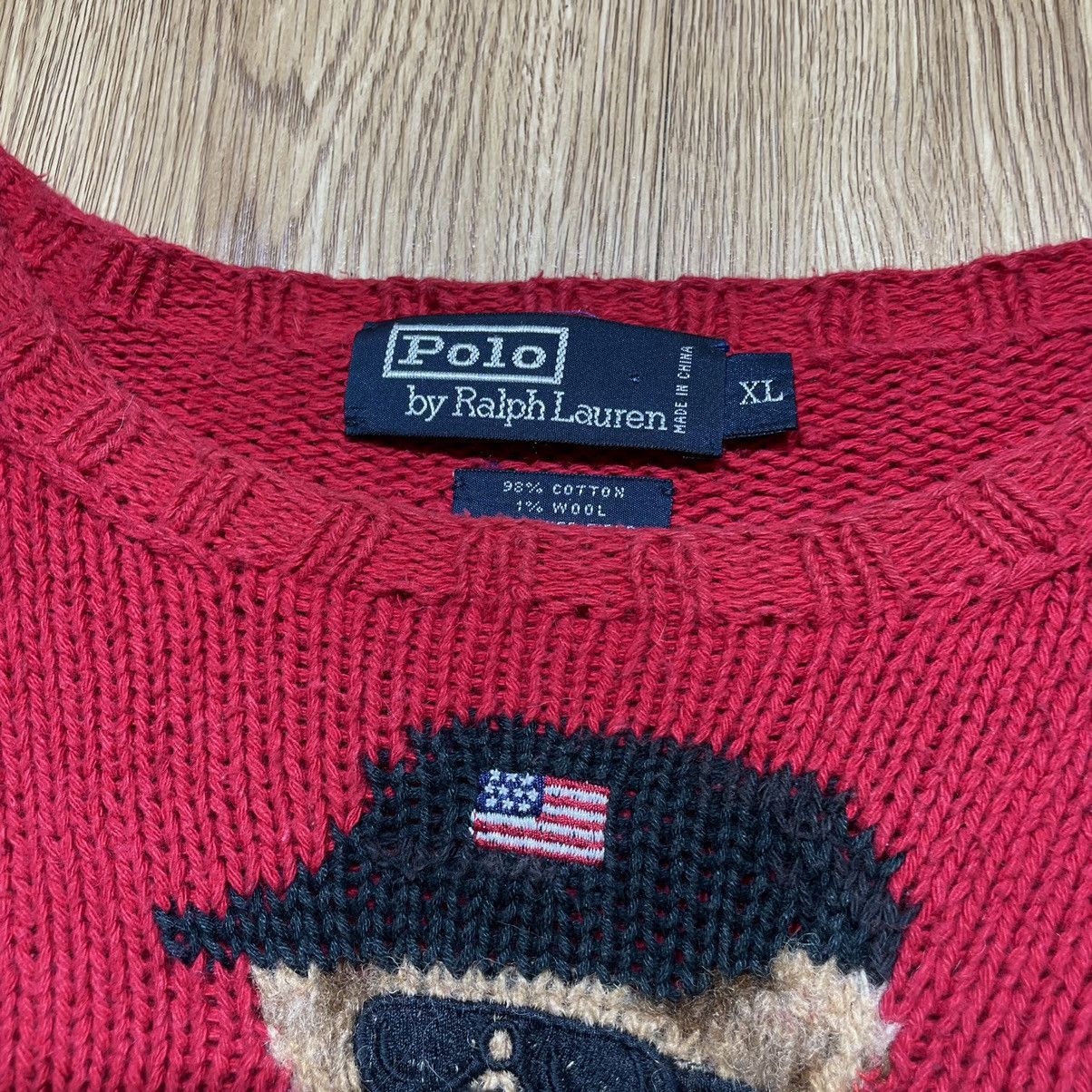 Polo Ralph Lauren × Vintage Sweater Polo Bear Vintage “Cool Bear” Hand Knit Size US XL / EU 56 / 4 - 8 Thumbnail