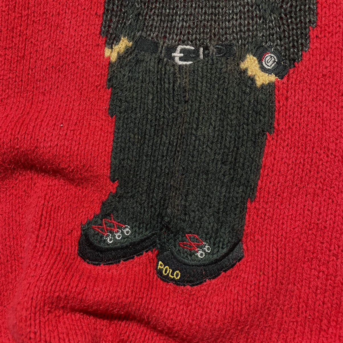 Polo Ralph Lauren × Vintage Sweater Polo Bear Vintage “Cool Bear” Hand Knit Size US XL / EU 56 / 4 - 6 Thumbnail