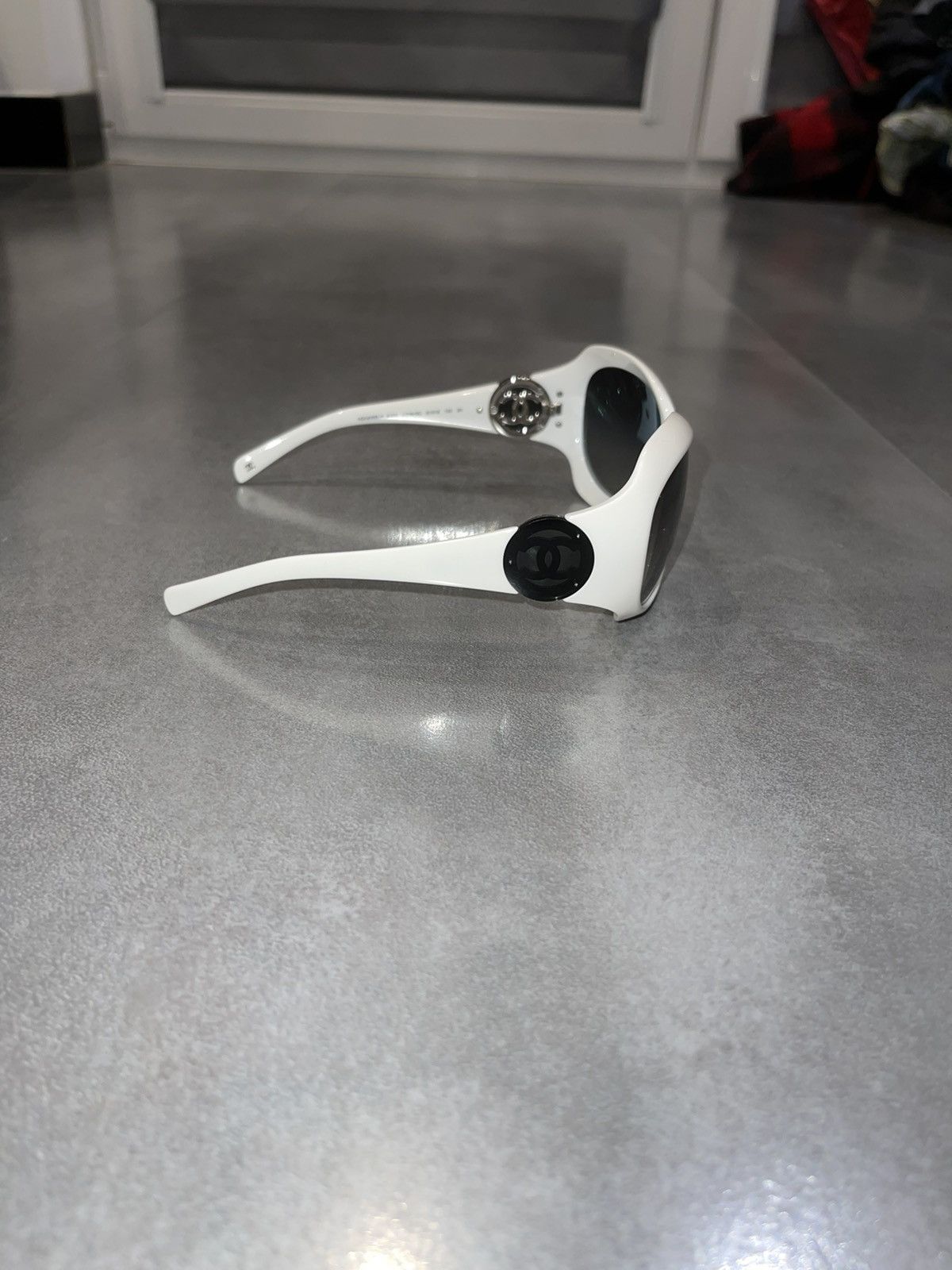 Chanel Chanel 6033 C.716/3C White Cobain Sunglasses Size ONE SIZE - 8 Thumbnail