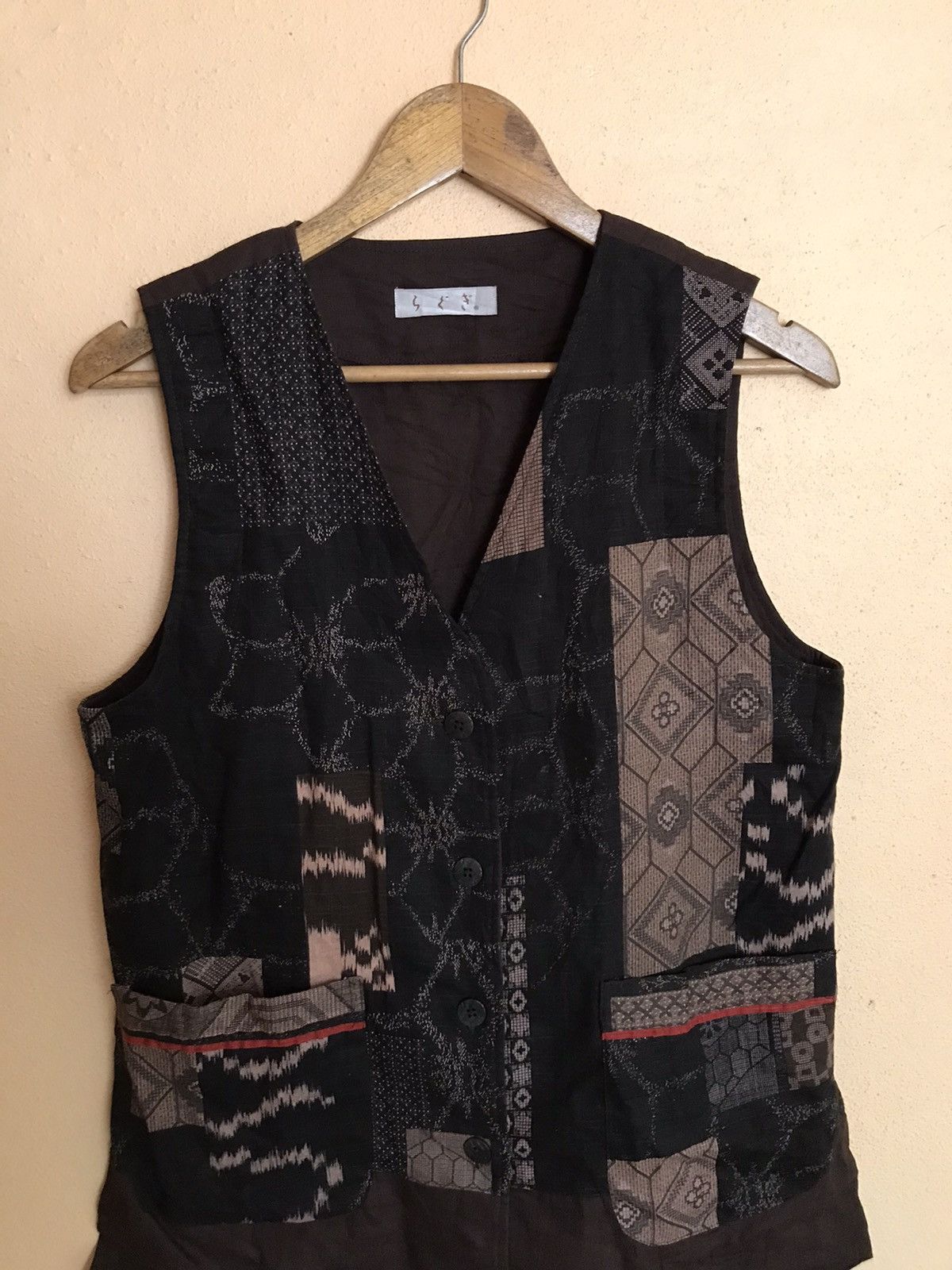 Japanese Brand × Vintage VINTAGE VEST LIKE PATCHWORK Size US M / EU 48-50 / 2 - 4 Thumbnail