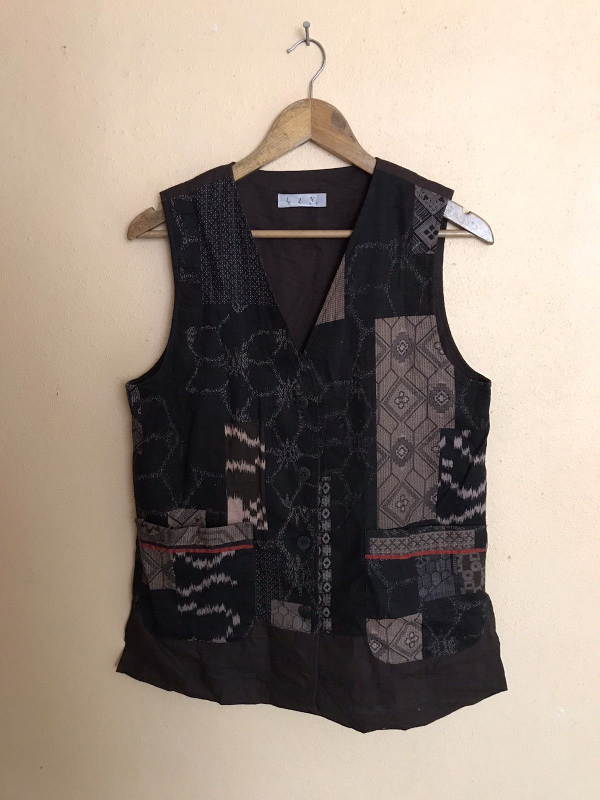 Japanese Brand × Vintage VINTAGE VEST LIKE PATCHWORK Size US M / EU 48-50 / 2 - 1 Thumbnail