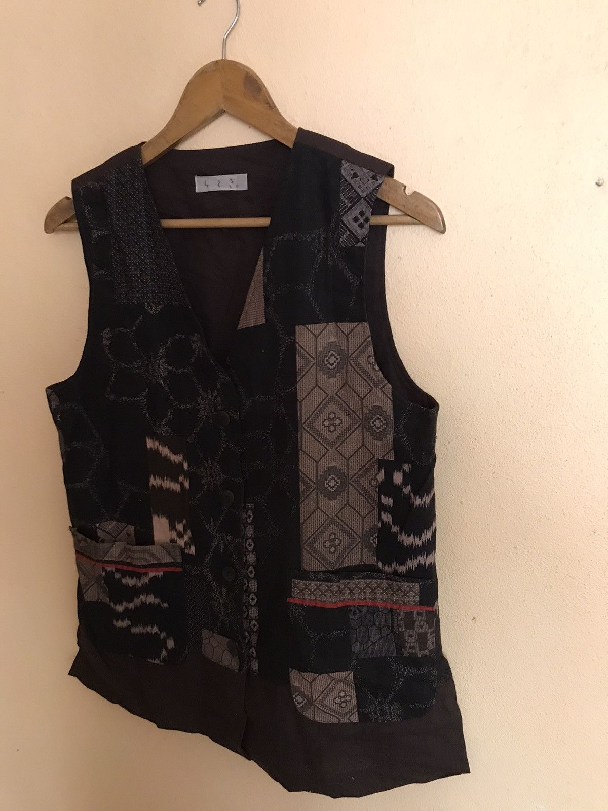 Japanese Brand × Vintage VINTAGE VEST LIKE PATCHWORK Size US M / EU 48-50 / 2 - 3 Thumbnail