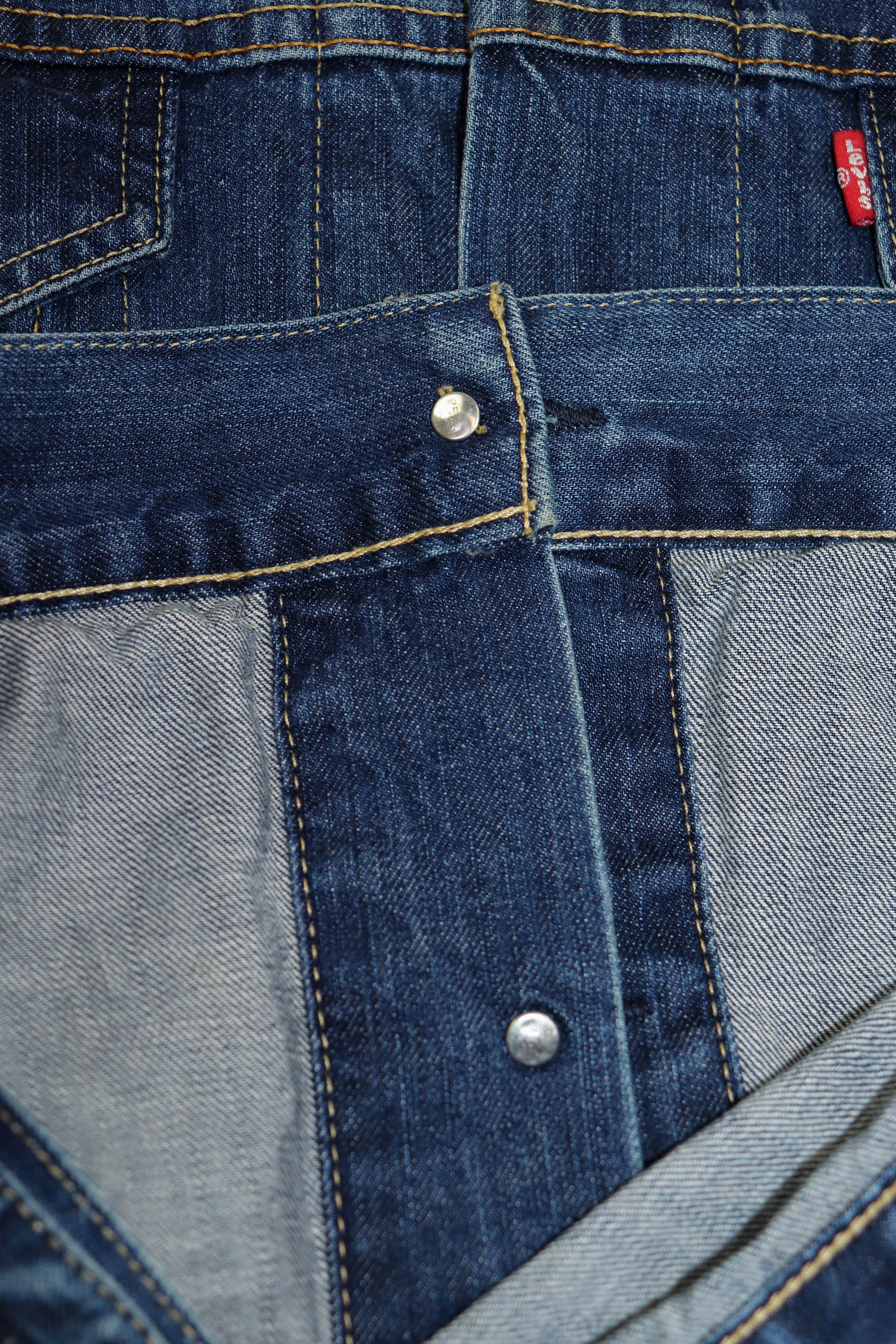 Levi's Levi's 72510 Men's Navy Blue Denim Trucker Jacket Size US M / EU 48-50 / 2 - 8 Thumbnail