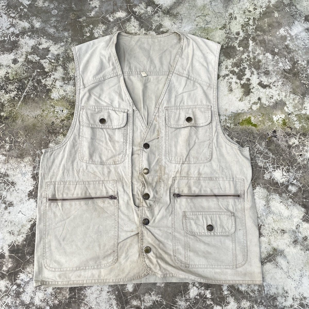 Japanese Brand × Vintage Vintage Faded Japanese Brand Vest Size US M / EU 48-50 / 2 - 1 Thumbnail