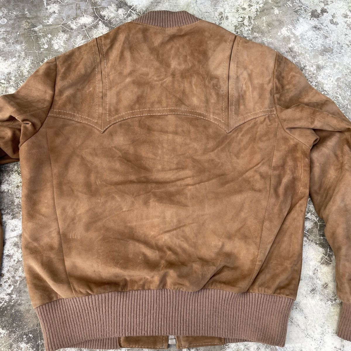 Japanese Brand × Vintage Vintage Zapp Triumph Fully Leather Bomber Jacket Size US S / EU 44-46 / 1 - 11 Thumbnail