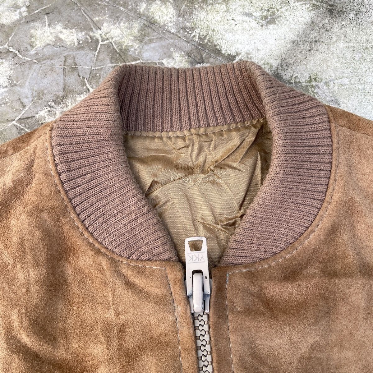 Japanese Brand × Vintage Vintage Zapp Triumph Fully Leather Bomber Jacket Size US S / EU 44-46 / 1 - 7 Thumbnail