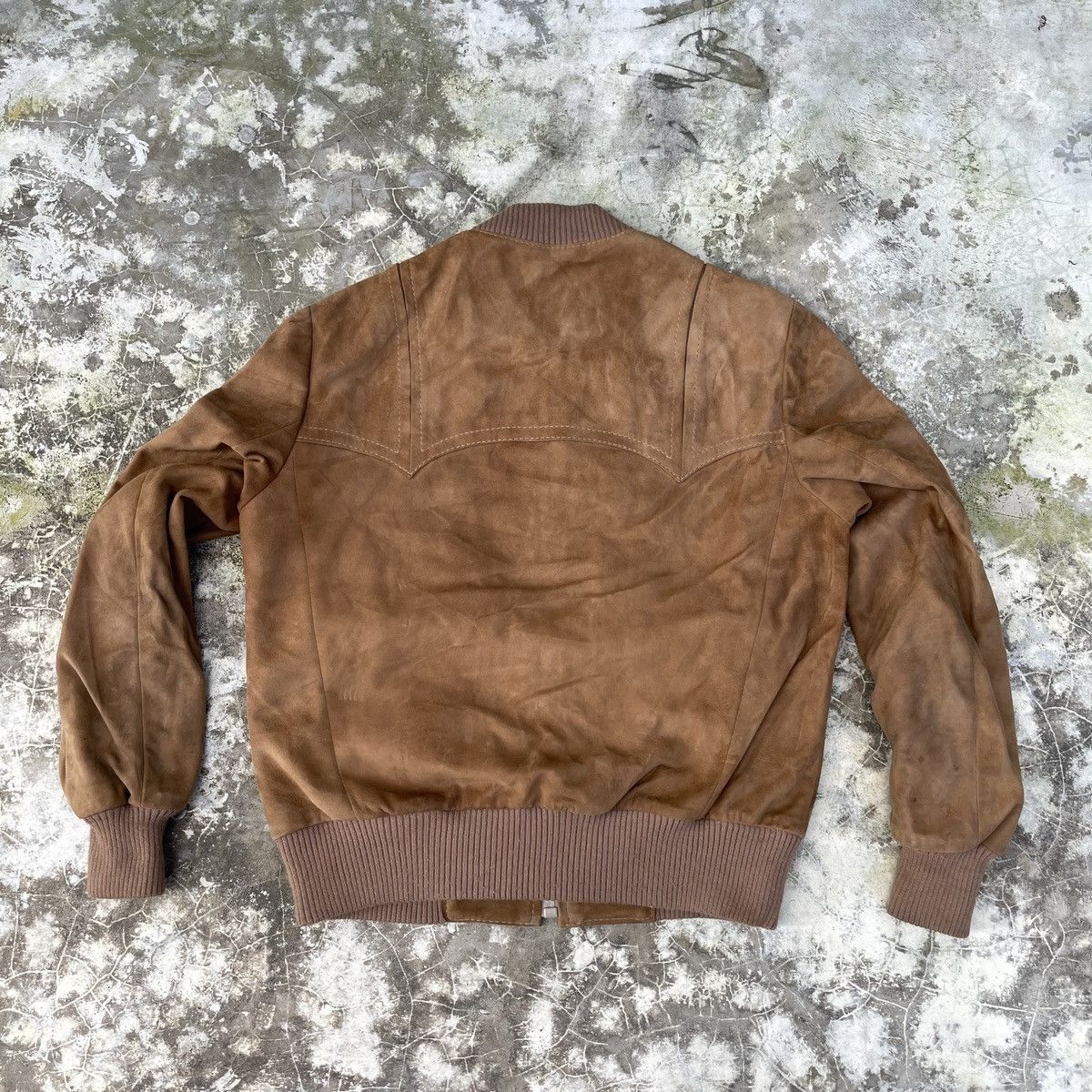 Japanese Brand × Vintage Vintage Zapp Triumph Fully Leather Bomber Jacket Size US S / EU 44-46 / 1 - 2 Thumbnail