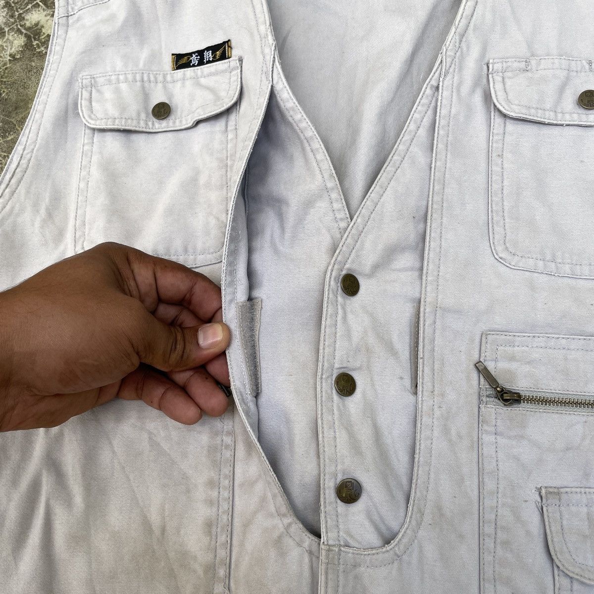 Japanese Brand × Vintage Vintage Faded Japanese Brand Vest Size US L / EU 52-54 / 3 - 2 Thumbnail