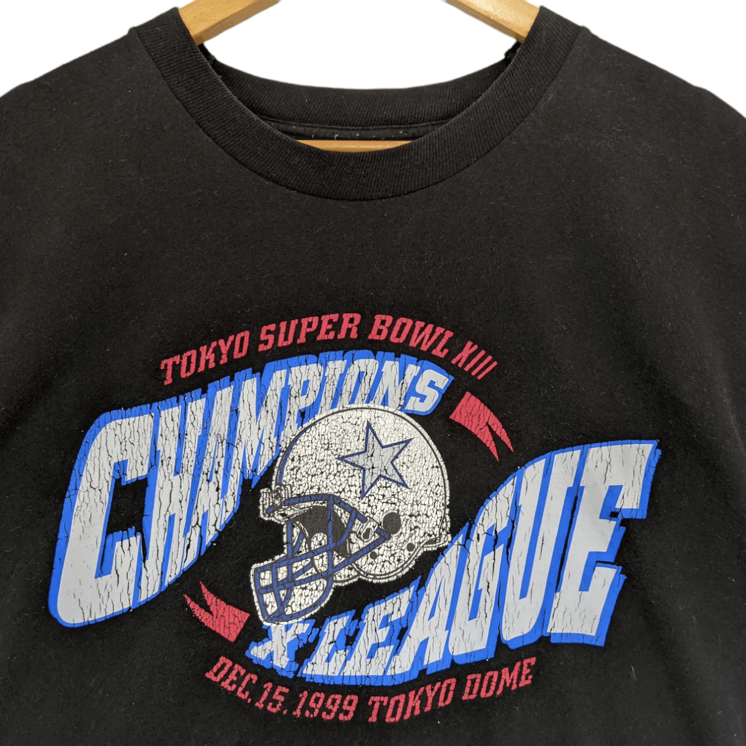 Fruit Of The Loom × NFL × Vintage Vintage 90's TOKYO SUPER BOWL 1999 Champion League T-Shirt Size US L / EU 52-54 / 3 - 4 Thumbnail