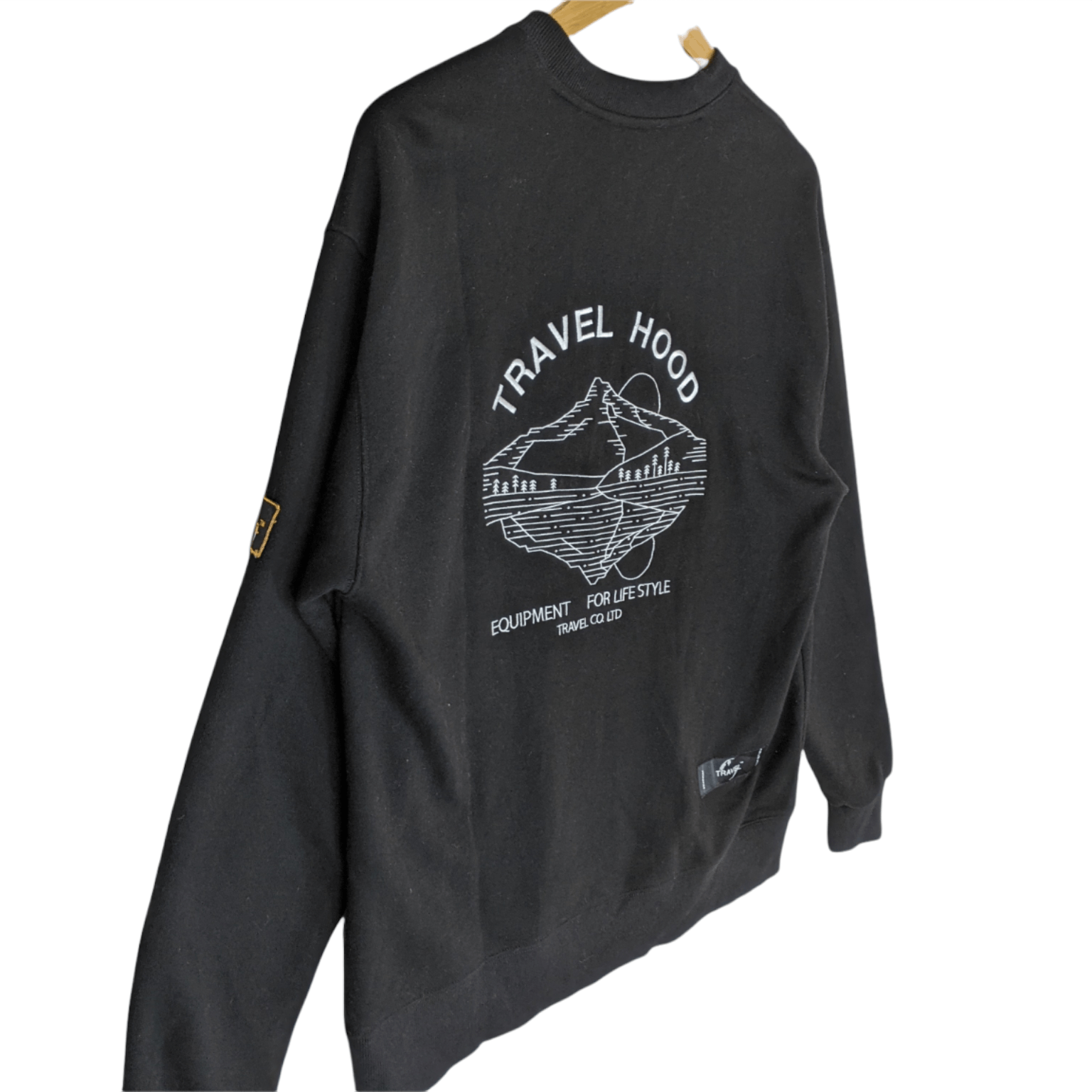 Japanese Brand TRAVEL HOOD Backpacking Touring Jumper Sweatshirt Size US M / EU 48-50 / 2 - 3 Thumbnail