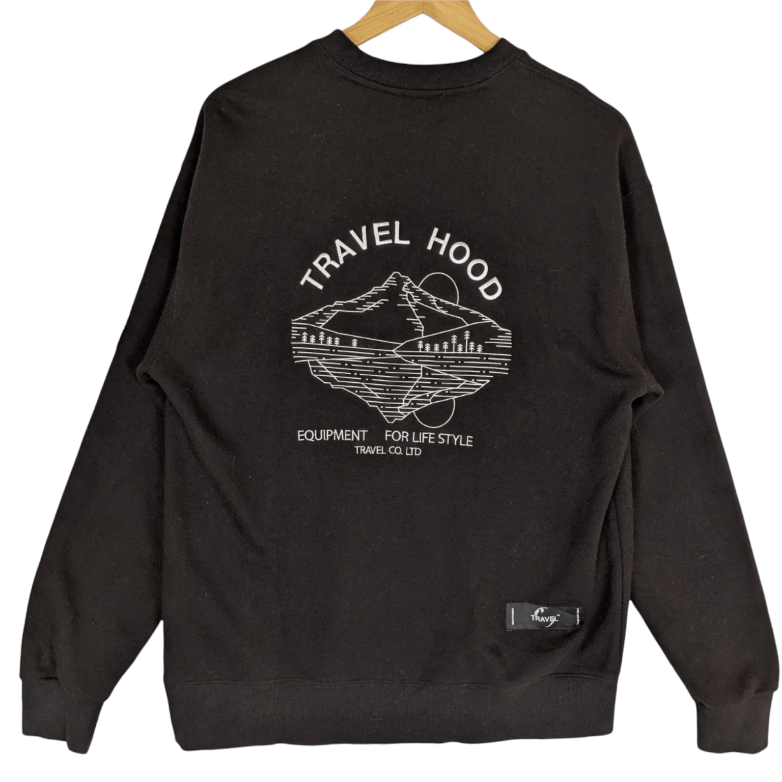 Japanese Brand TRAVEL HOOD Backpacking Touring Jumper Sweatshirt Size US M / EU 48-50 / 2 - 2 Thumbnail