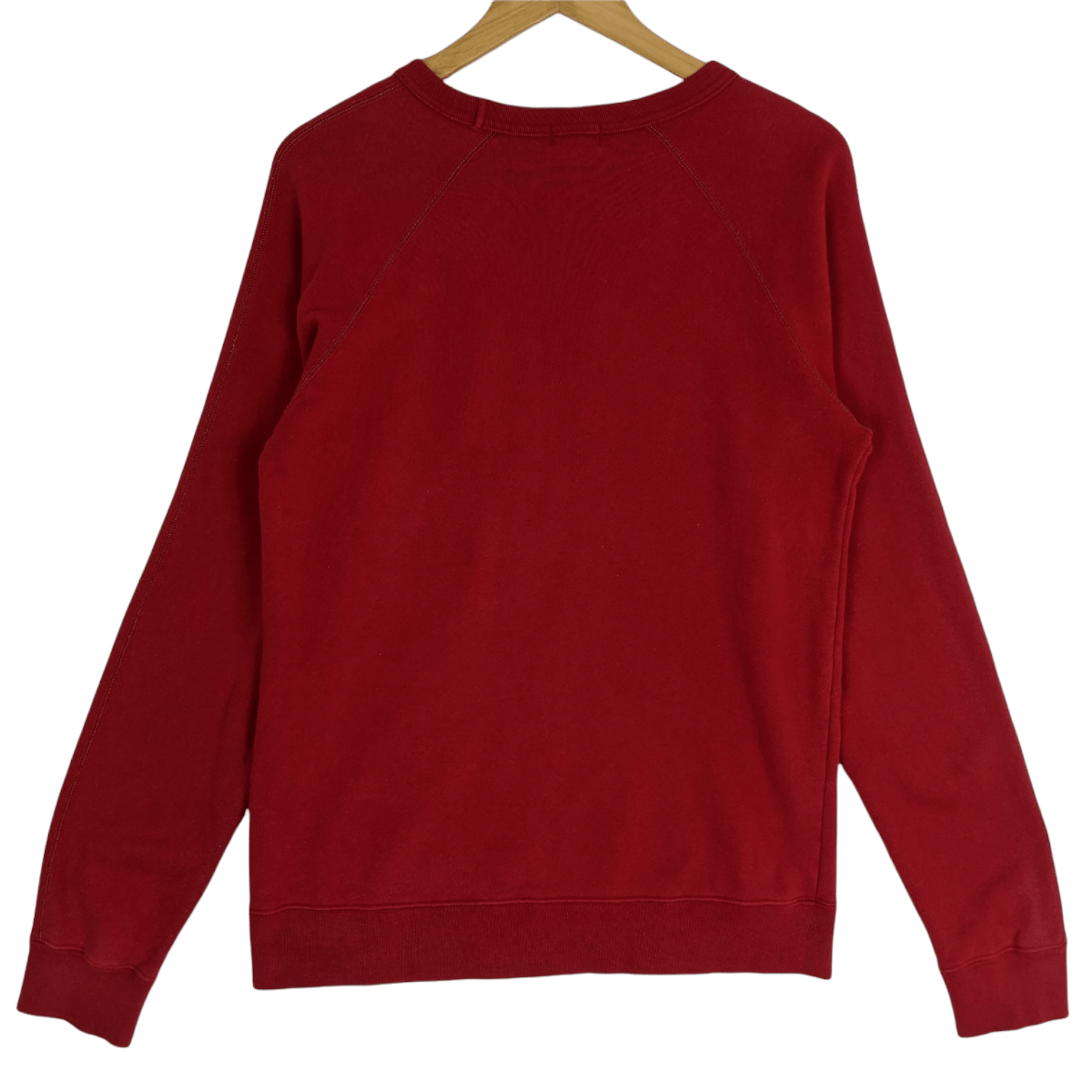 ABAHOUSE × Japanese Brand ABAHOUSE Red Plain Jumper Sweatshirt Size US S / EU 44-46 / 1 - 6 Thumbnail