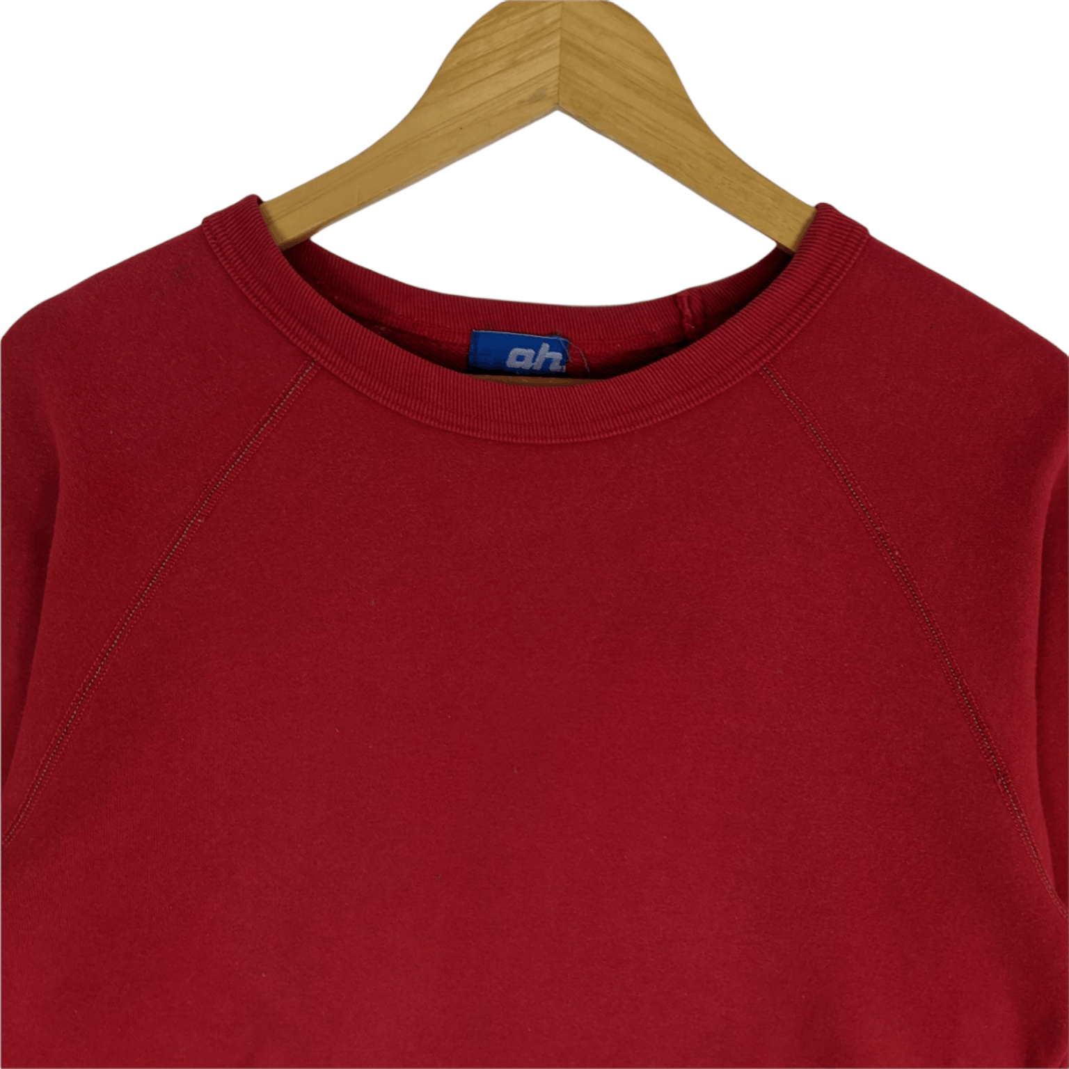 ABAHOUSE × Japanese Brand ABAHOUSE Red Plain Jumper Sweatshirt Size US S / EU 44-46 / 1 - 4 Thumbnail