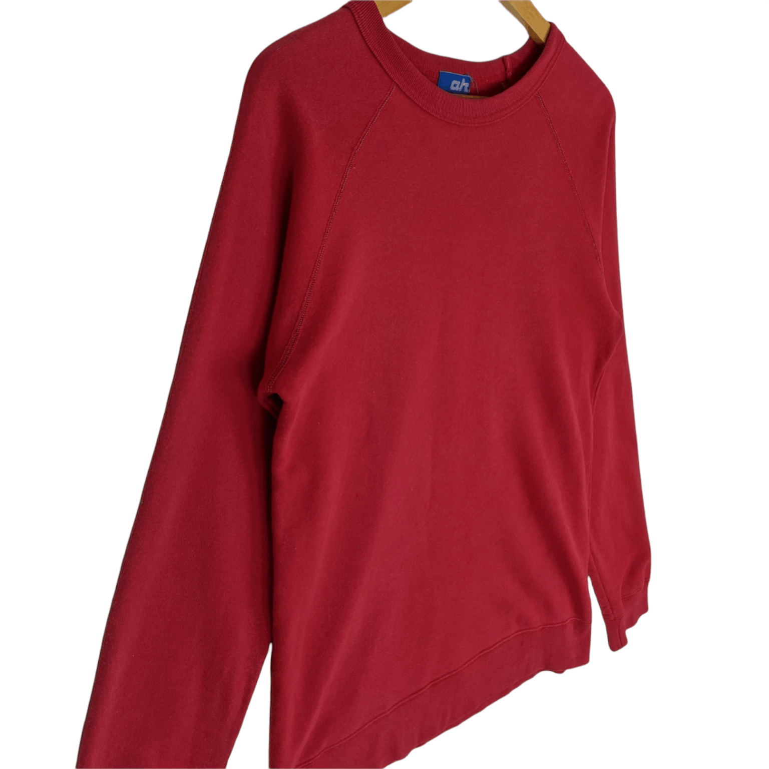 ABAHOUSE × Japanese Brand ABAHOUSE Red Plain Jumper Sweatshirt Size US S / EU 44-46 / 1 - 3 Thumbnail