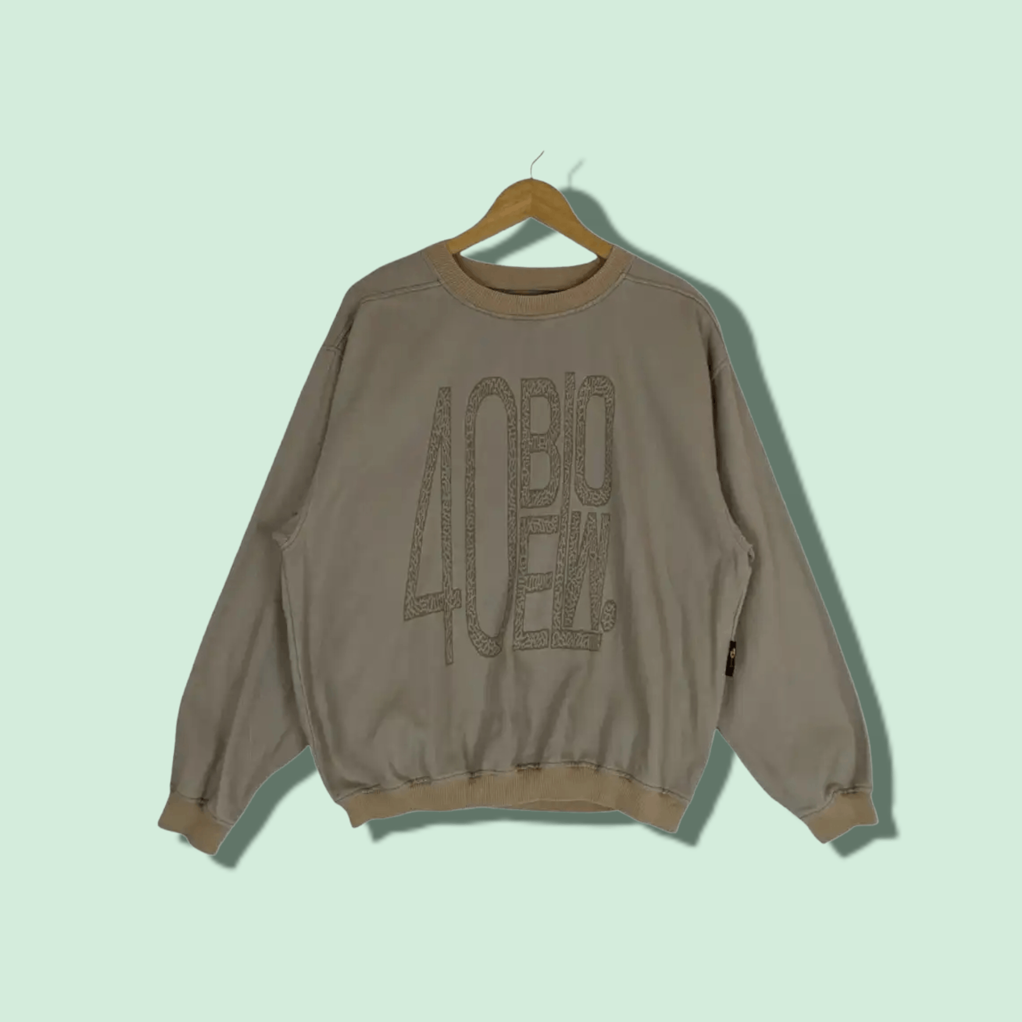 Japanese Brand 40 BELOW Snowboards Big Logo Spell Out Jumper Sweatshirt Size US L / EU 52-54 / 3 - 1 Thumbnail