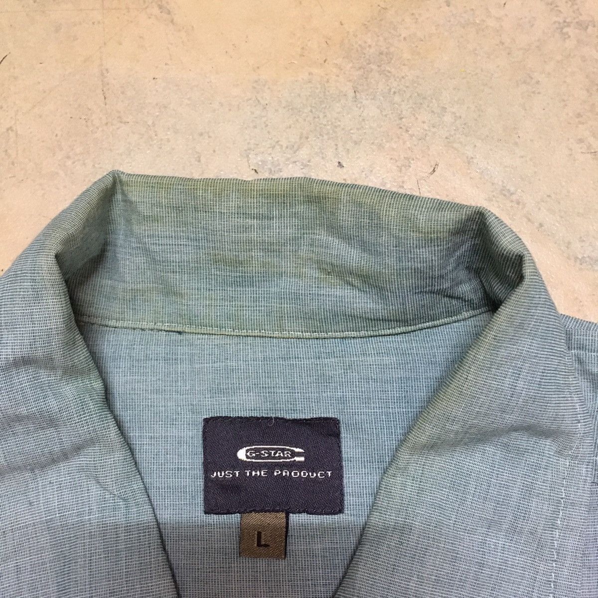 G-Star G Star Raw Big Logo Button Up Shirt Size US L / EU 52-54 / 3 - 7 Thumbnail