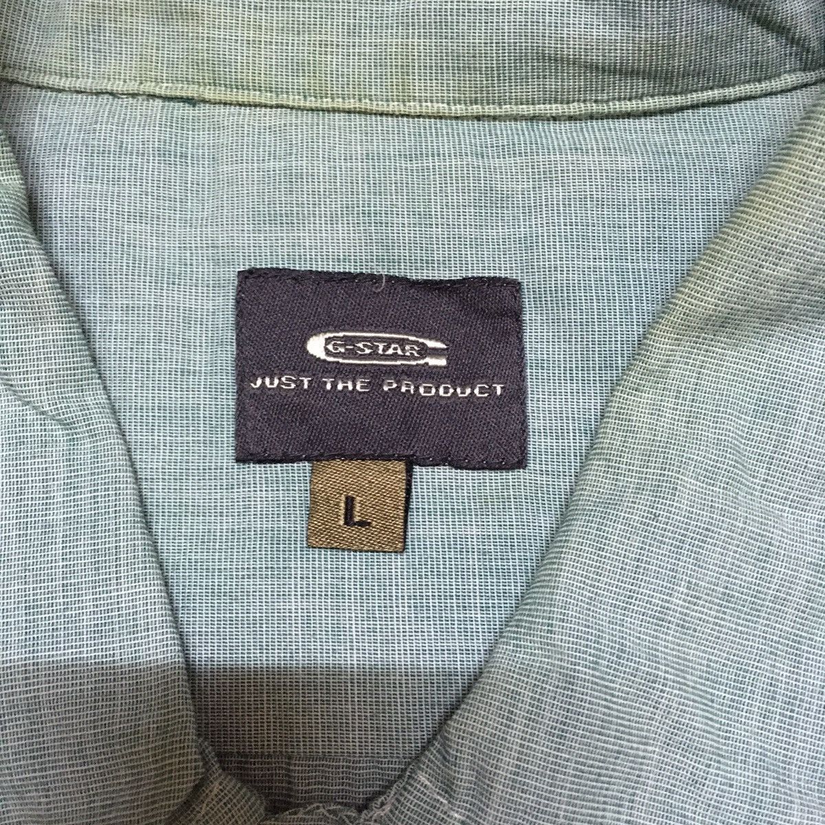 G-Star G Star Raw Big Logo Button Up Shirt Size US L / EU 52-54 / 3 - 4 Thumbnail