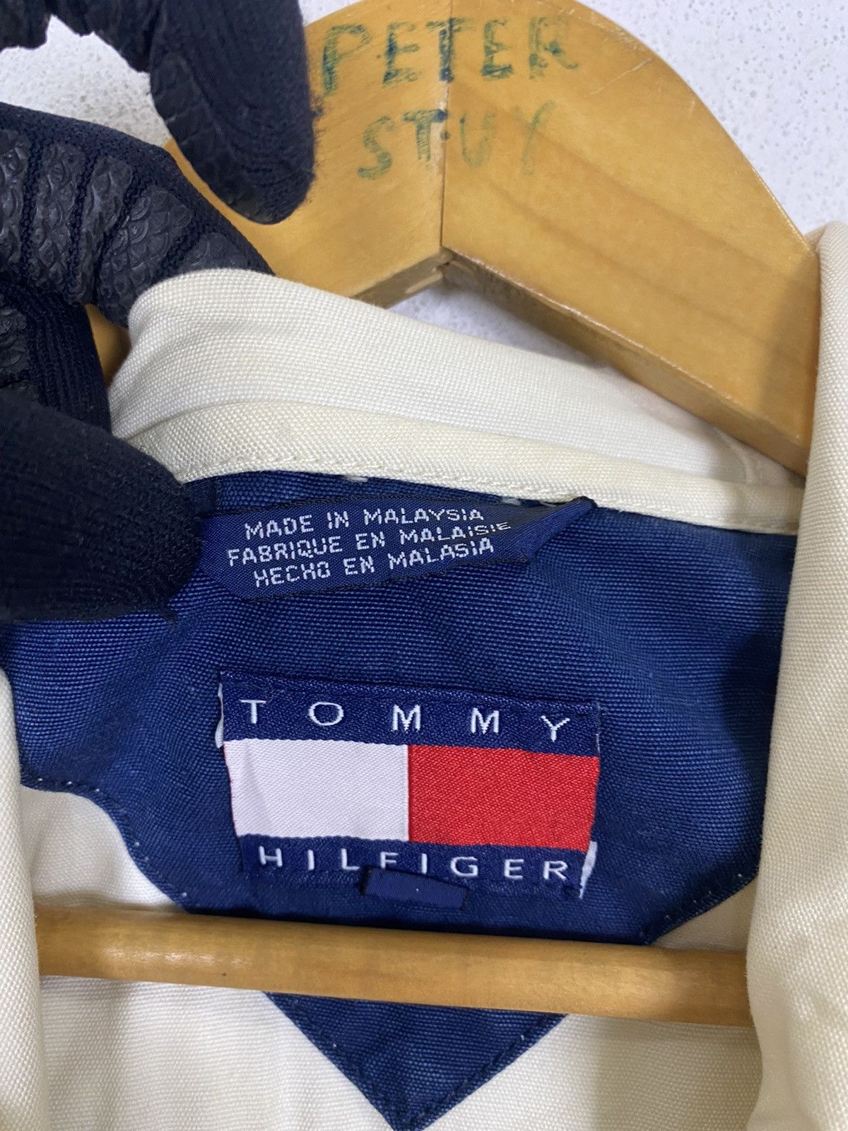 Tommy Hilfiger TOMMY HILFIGER BIG LOGO HODDIES JACKET COTTON FABRIC Size US M / EU 48-50 / 2 - 14 Thumbnail