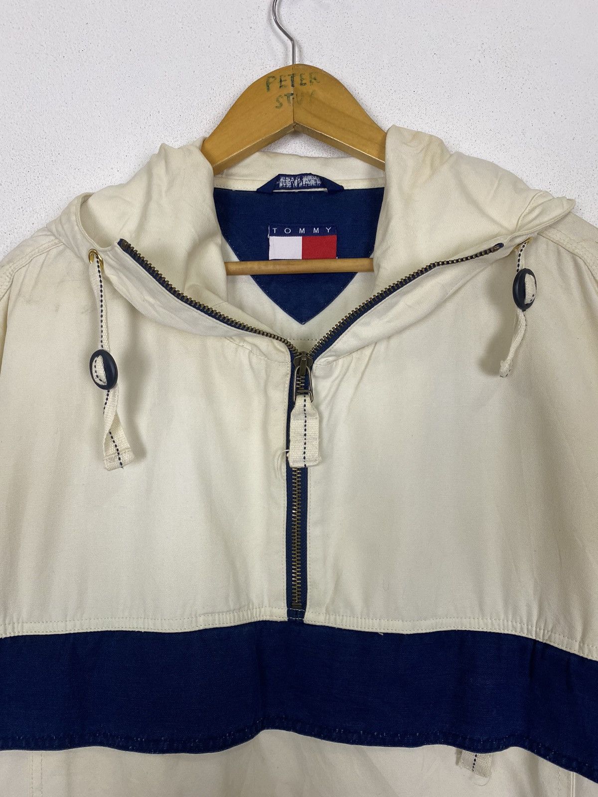 Tommy Hilfiger TOMMY HILFIGER BIG LOGO HODDIES JACKET COTTON FABRIC Size US M / EU 48-50 / 2 - 4 Thumbnail
