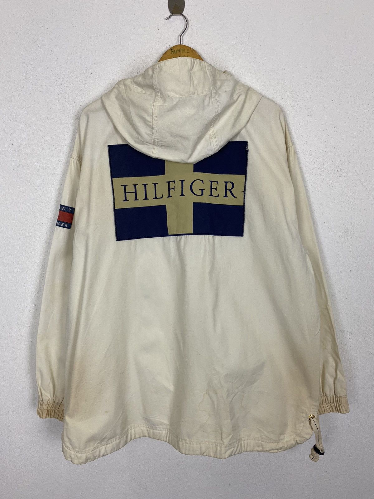 Tommy Hilfiger TOMMY HILFIGER BIG LOGO HODDIES JACKET COTTON FABRIC Size US M / EU 48-50 / 2 - 2 Thumbnail