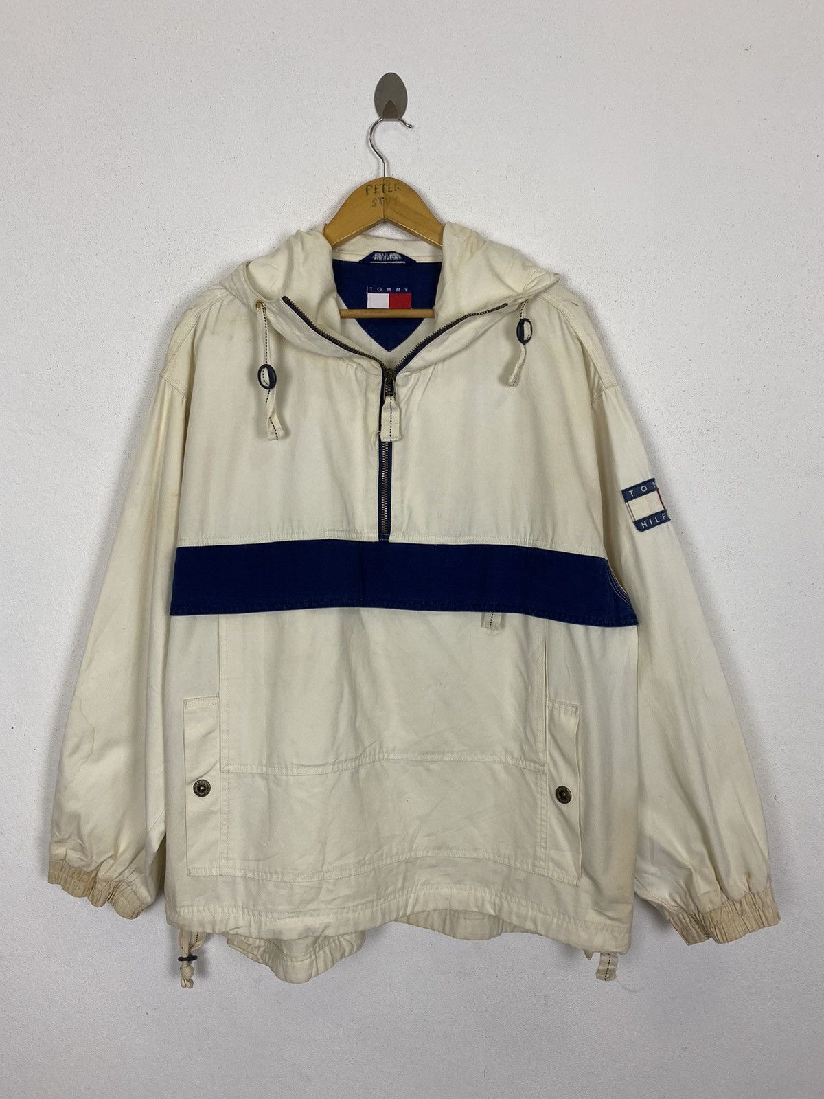 Tommy Hilfiger TOMMY HILFIGER BIG LOGO HODDIES JACKET COTTON FABRIC Size US M / EU 48-50 / 2 - 3 Thumbnail