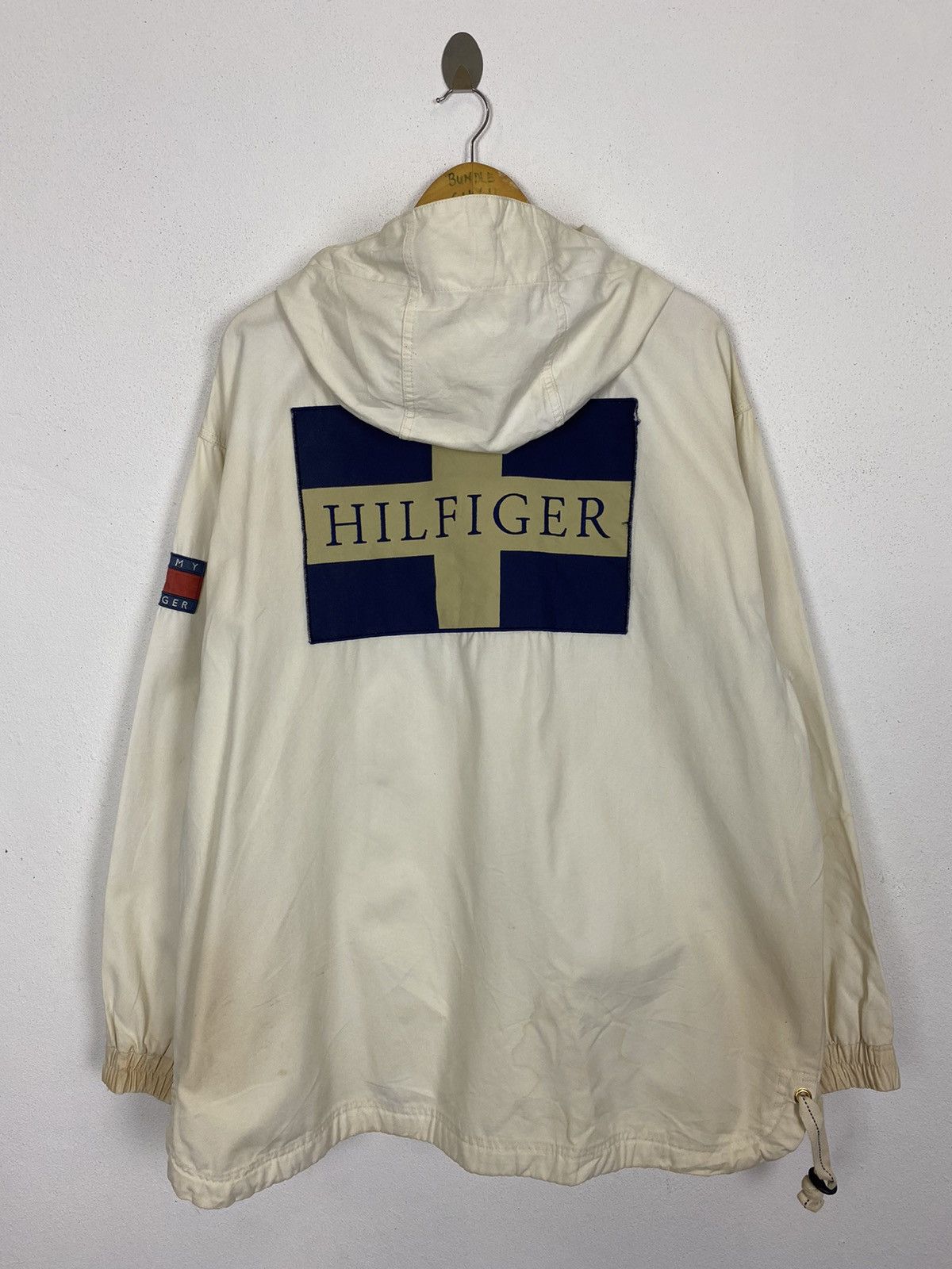 Tommy Hilfiger TOMMY HILFIGER BIG LOGO HODDIES JACKET COTTON FABRIC Size US M / EU 48-50 / 2 - 13 Thumbnail