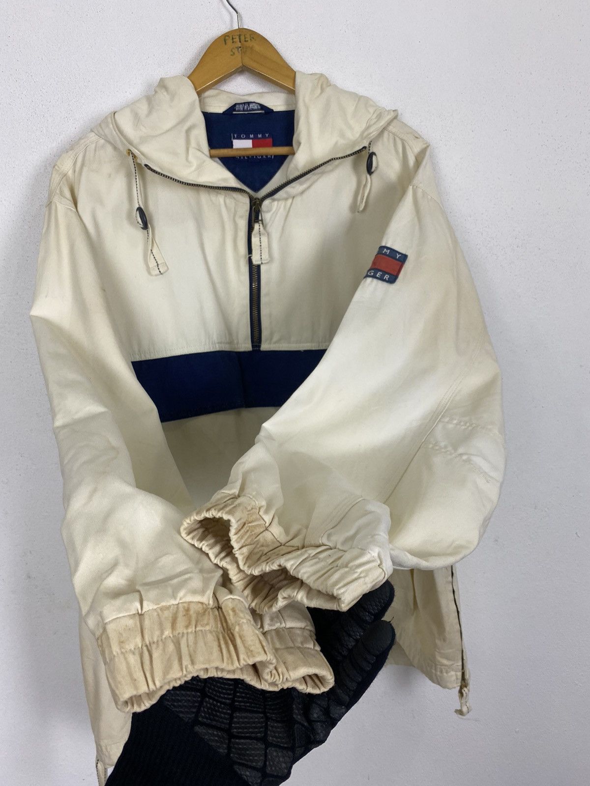 Tommy Hilfiger TOMMY HILFIGER BIG LOGO HODDIES JACKET COTTON FABRIC Size US M / EU 48-50 / 2 - 11 Thumbnail