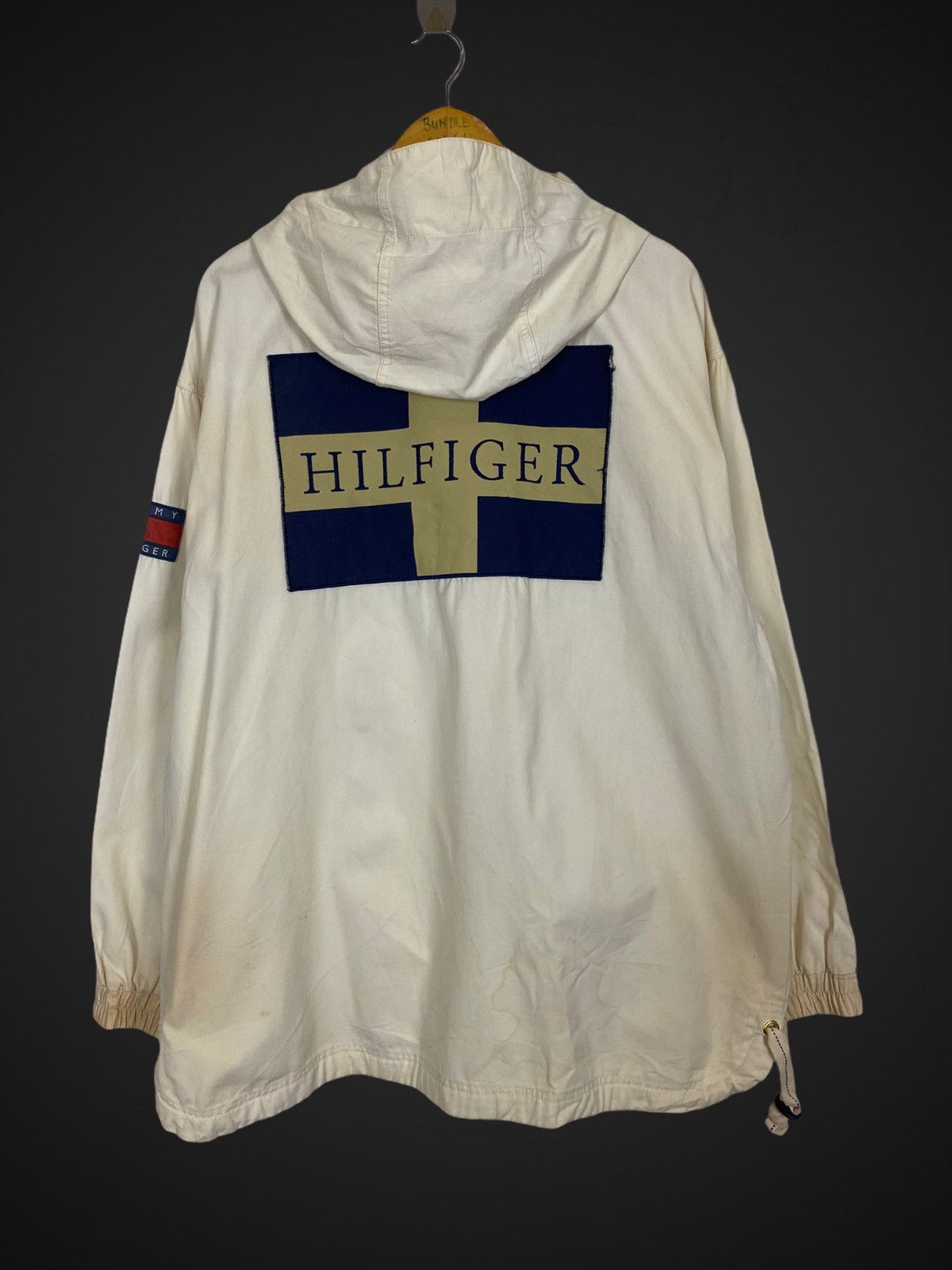 Tommy Hilfiger TOMMY HILFIGER BIG LOGO HODDIES JACKET COTTON FABRIC Size US M / EU 48-50 / 2 - 1 Thumbnail