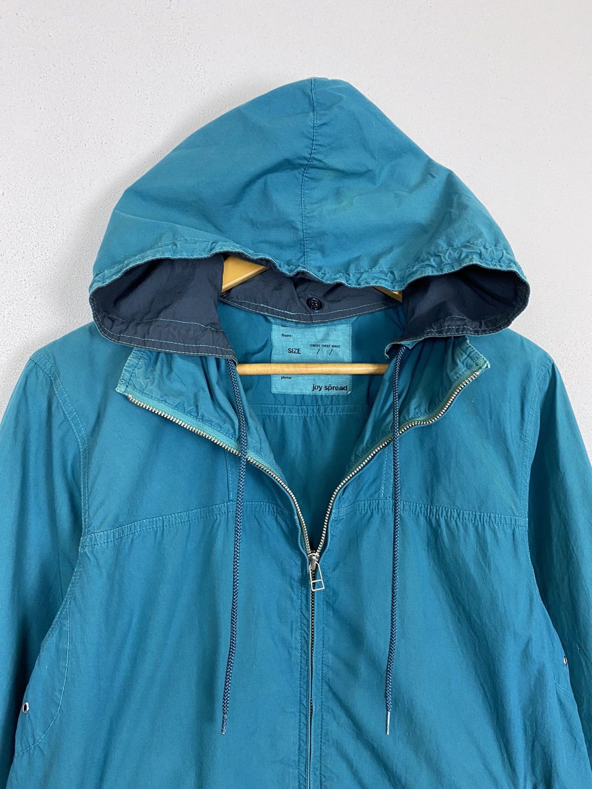 Japanese Brand JOY SPREAD ZIPPER WINDBREAKER Size US M / EU 48-50 / 2 - 4 Thumbnail