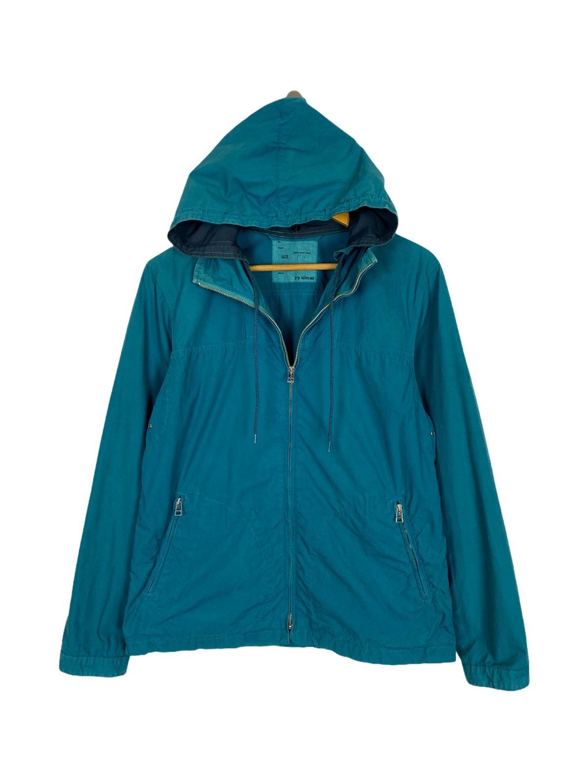 image of Free Style x Windbreaker Joy Spread Zipper Windbreaker in Green, Men's (Size Medium)