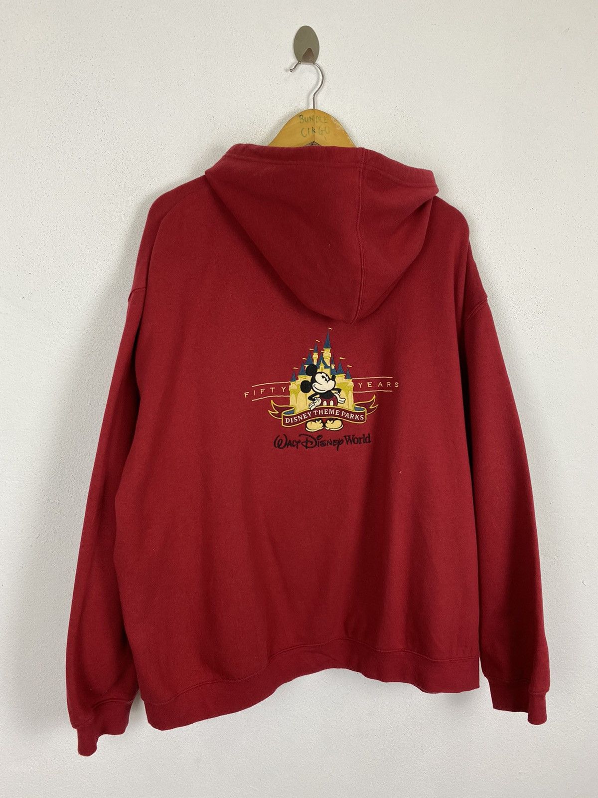 Disney × Mickey Mouse × Vintage VINTAGE FIFTY YEARS DISNEY THEME PARKS HODDIES Size US XL / EU 56 / 4 - 2 Thumbnail