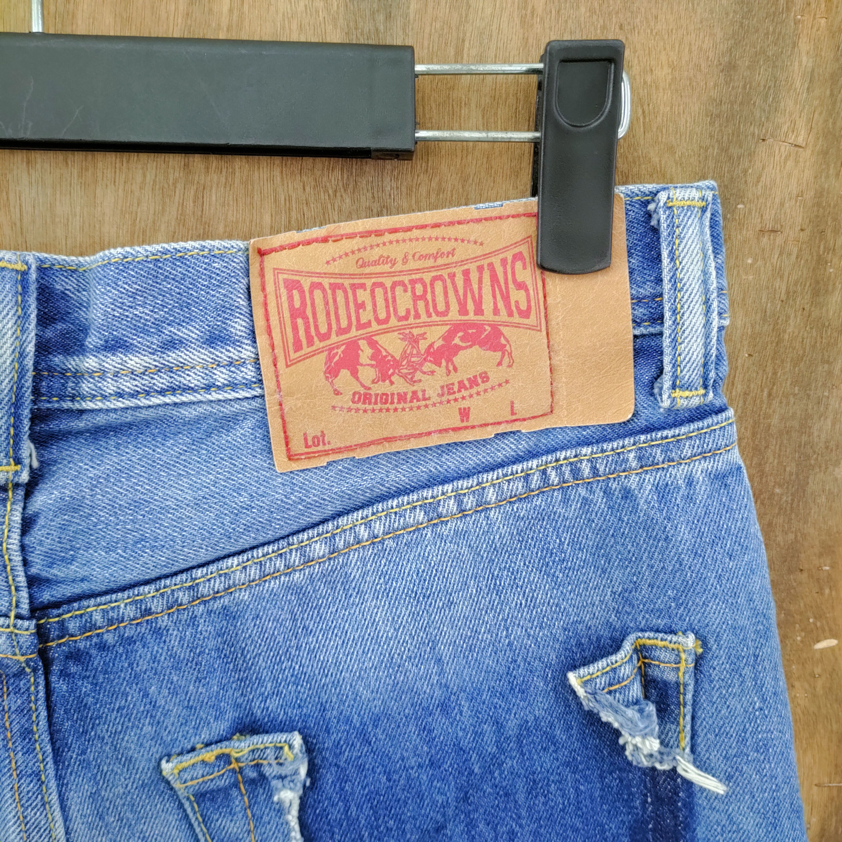 Japanese Brand × Jean JAPANESE BRAND JEANS DENIM PANTS/DISTRESSED/PATCHWORK STYLE Size US 26 / EU 42 - 10 Thumbnail