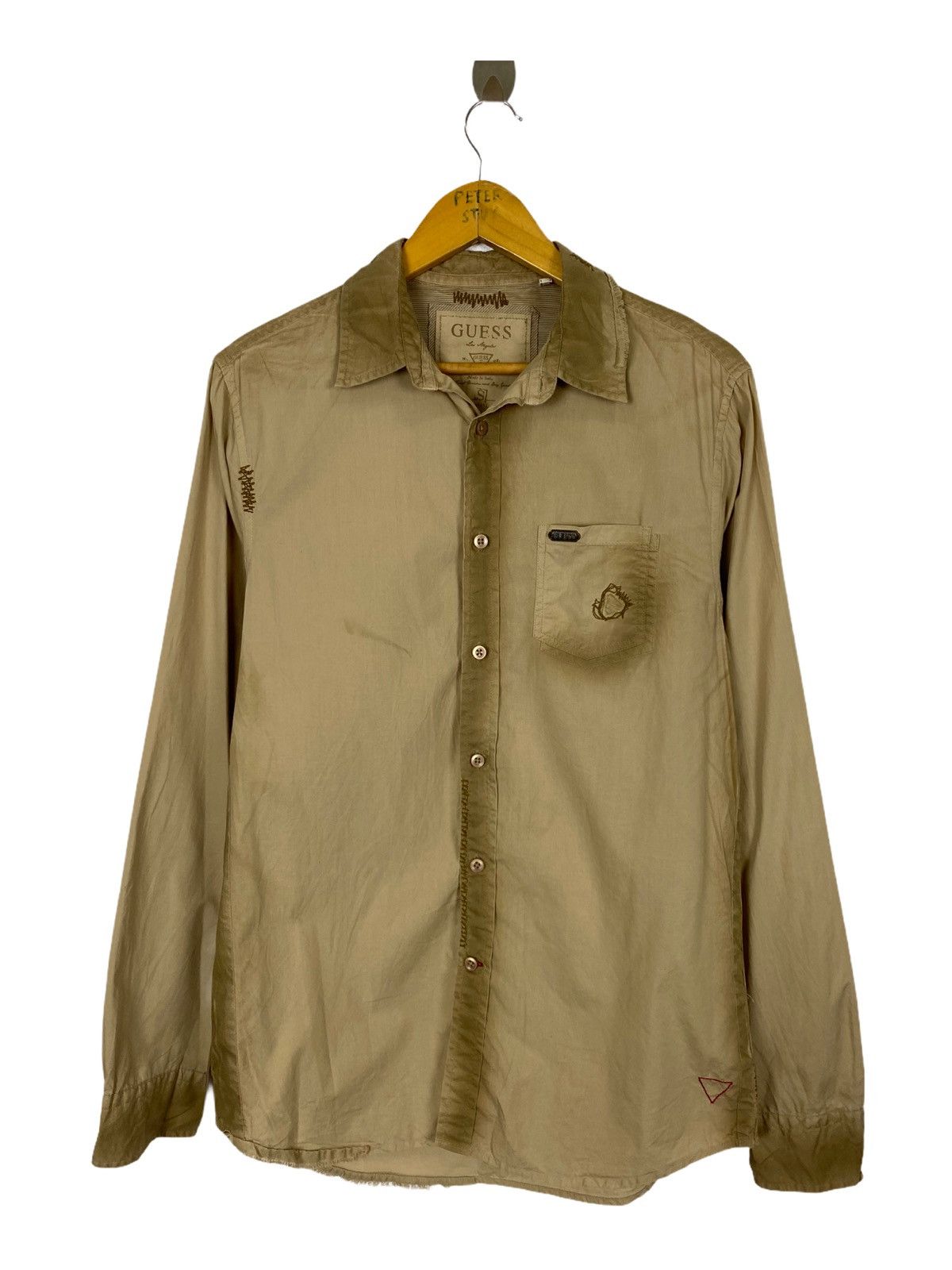 GUESS BUTTON SHIRT NICE DESIGN