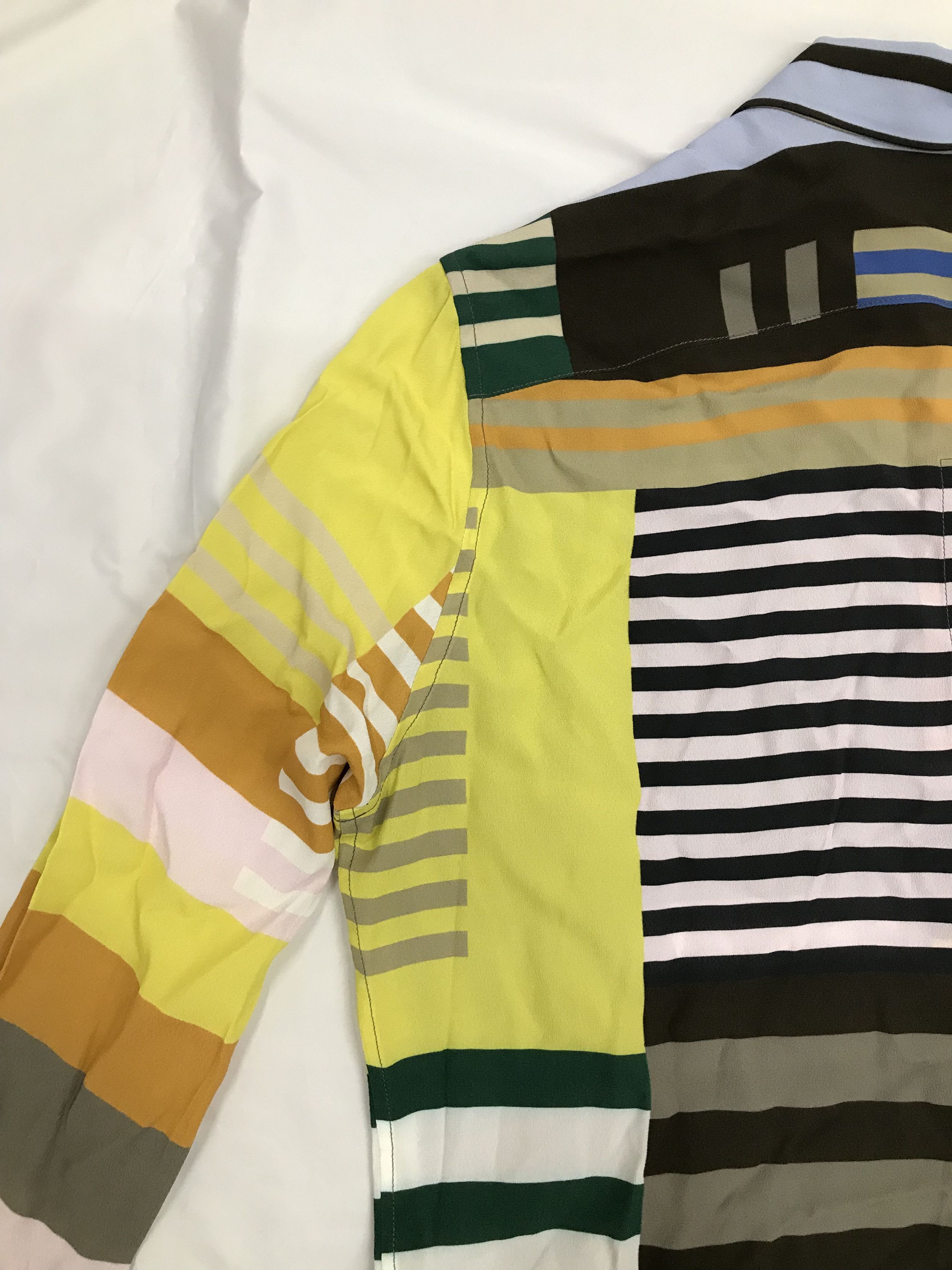 Rick Owens Rick Owens SS20 Tecuatl Uxmal Striped Print Shirt Size US M / EU 48-50 / 2 - 10 Thumbnail