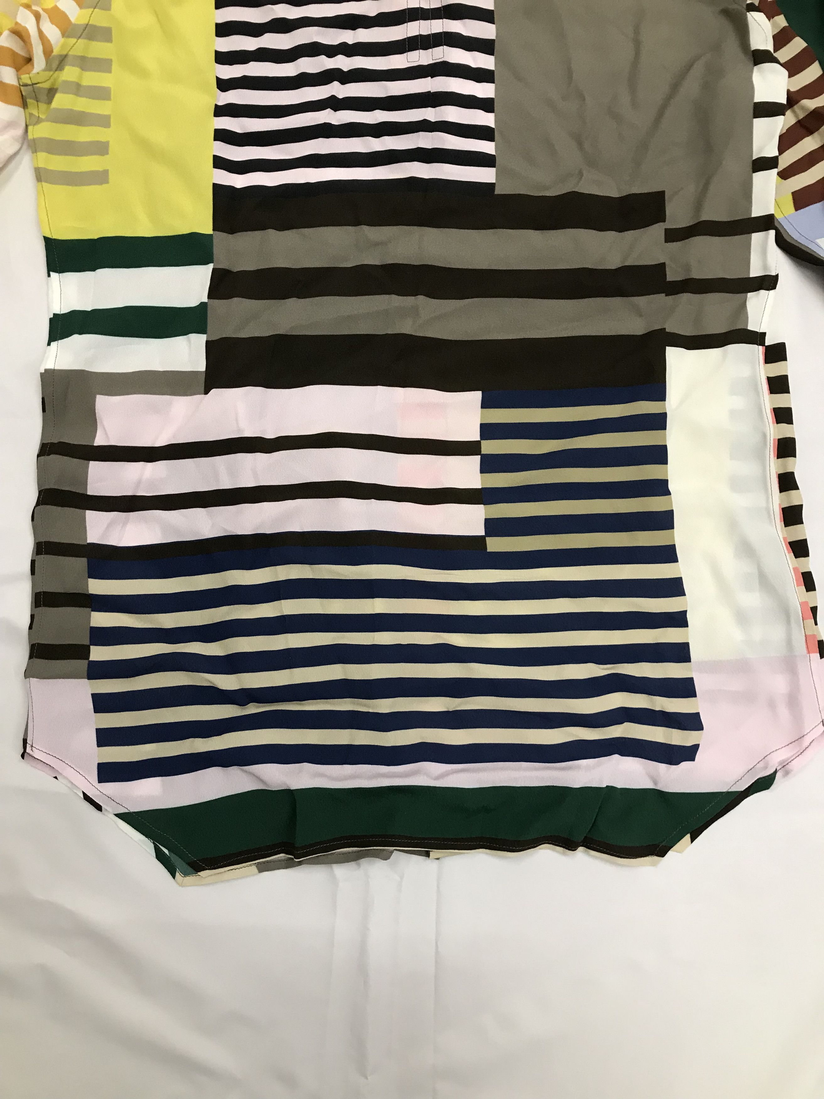 Rick Owens Rick Owens SS20 Tecuatl Uxmal Striped Print Shirt Size US M / EU 48-50 / 2 - 13 Thumbnail