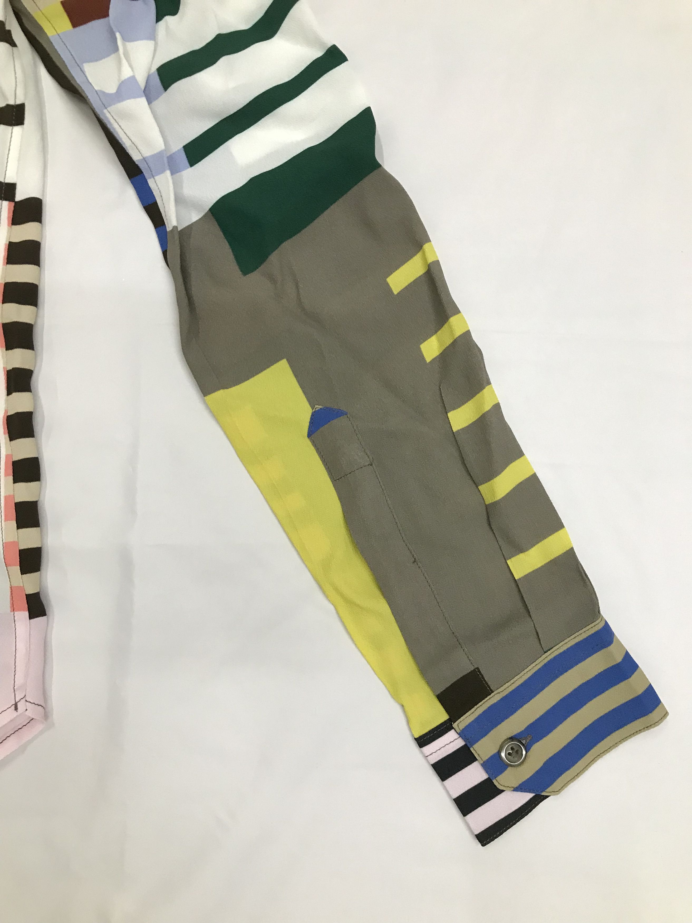 Rick Owens Rick Owens SS20 Tecuatl Uxmal Striped Print Shirt Size US M / EU 48-50 / 2 - 12 Thumbnail