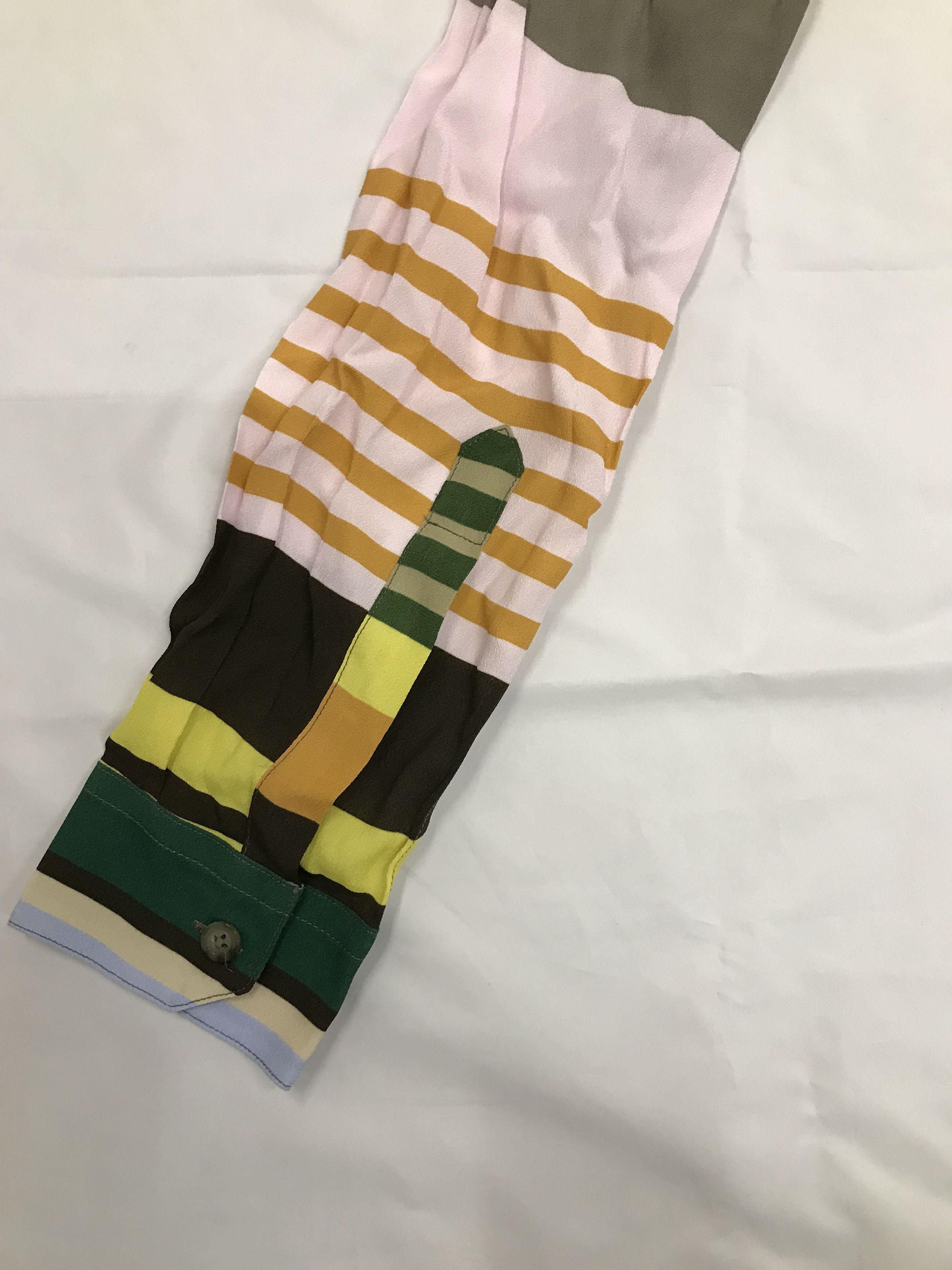 Rick Owens Rick Owens SS20 Tecuatl Uxmal Striped Print Shirt Size US M / EU 48-50 / 2 - 9 Thumbnail