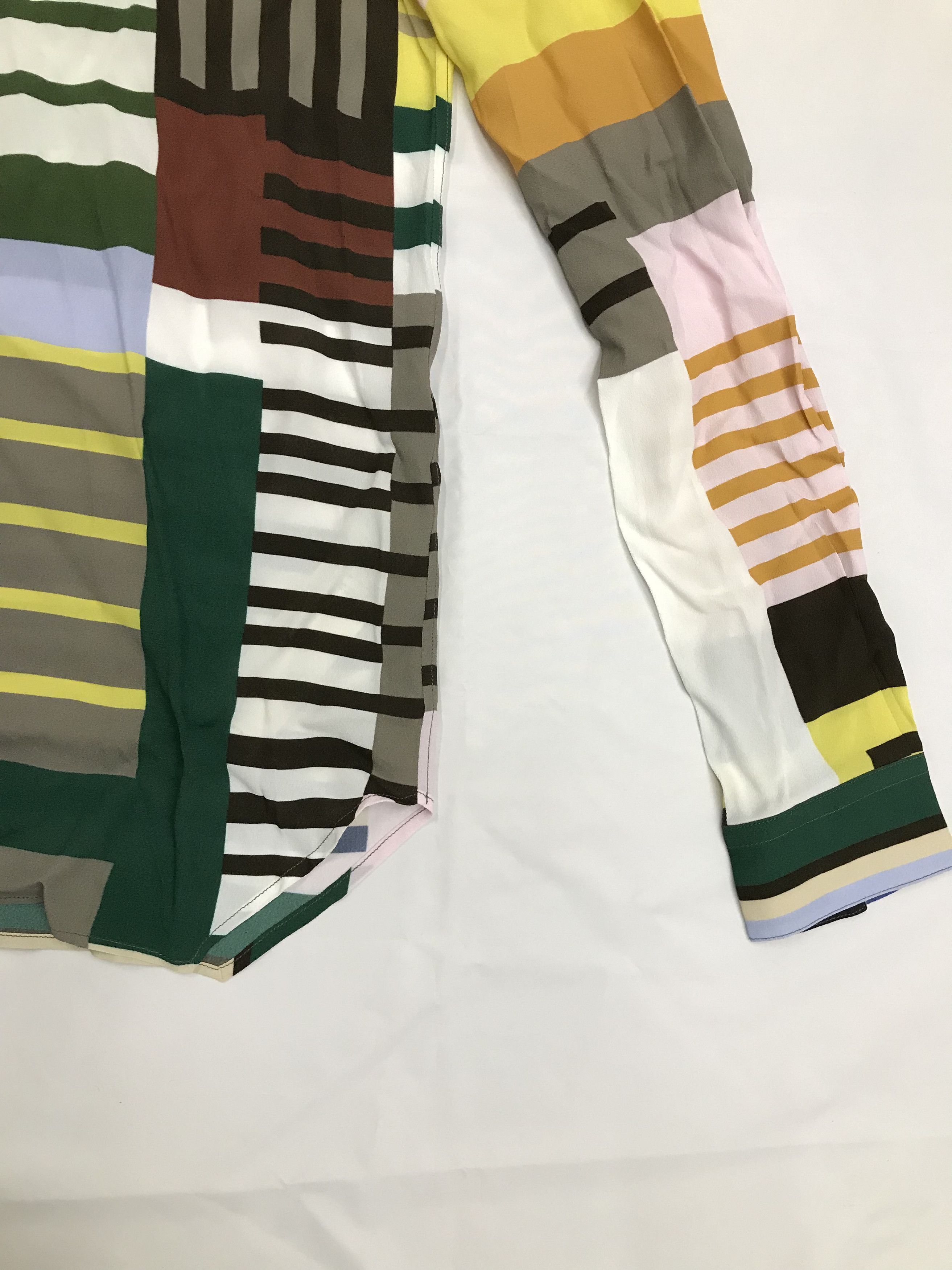 Rick Owens Rick Owens SS20 Tecuatl Uxmal Striped Print Shirt Size US M / EU 48-50 / 2 - 5 Thumbnail