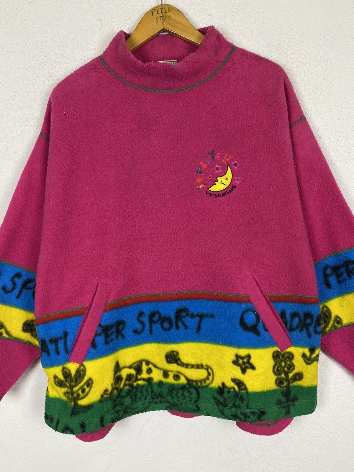 Other VIVIDI MILANO ITALY SENOFICH FLEECE SWEATER Size US L / EU 52-54 / 3 - 4 Thumbnail