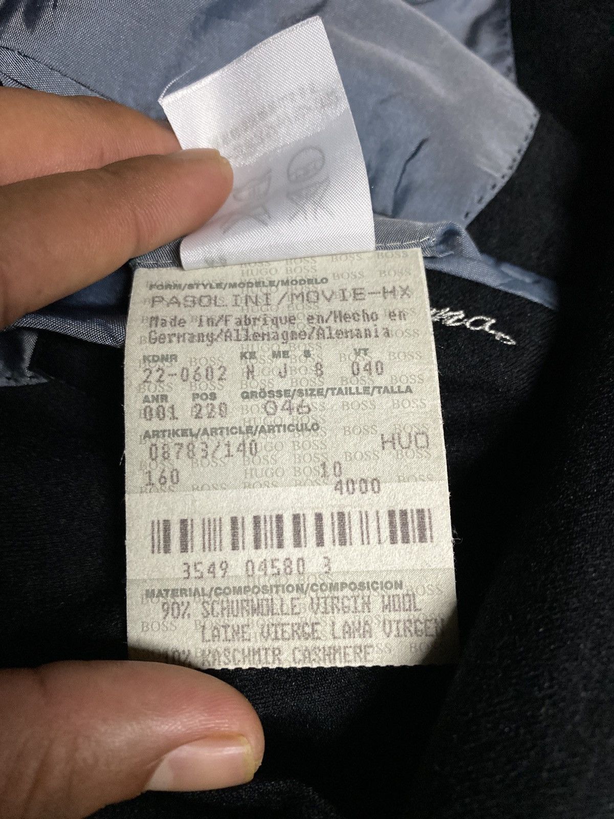 Hugo Boss HUGO BOSS CASHMERE WOOL BLAZER Size US S / EU 44-46 / 1 - 8 Thumbnail